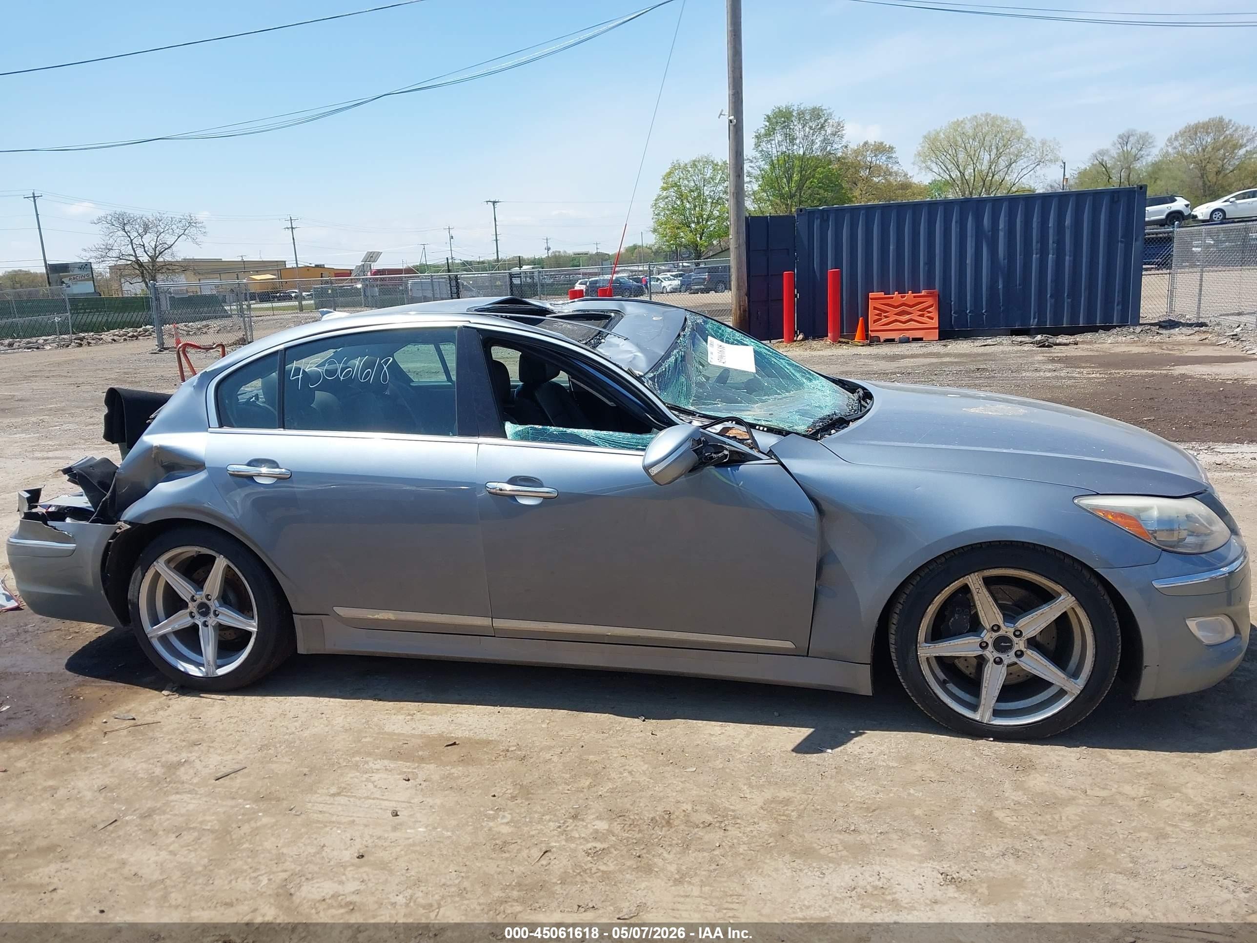 2014 Hyundai Genesis 5.0 R-spec Light Blue vin: KMHGC4DH3EU2B1536