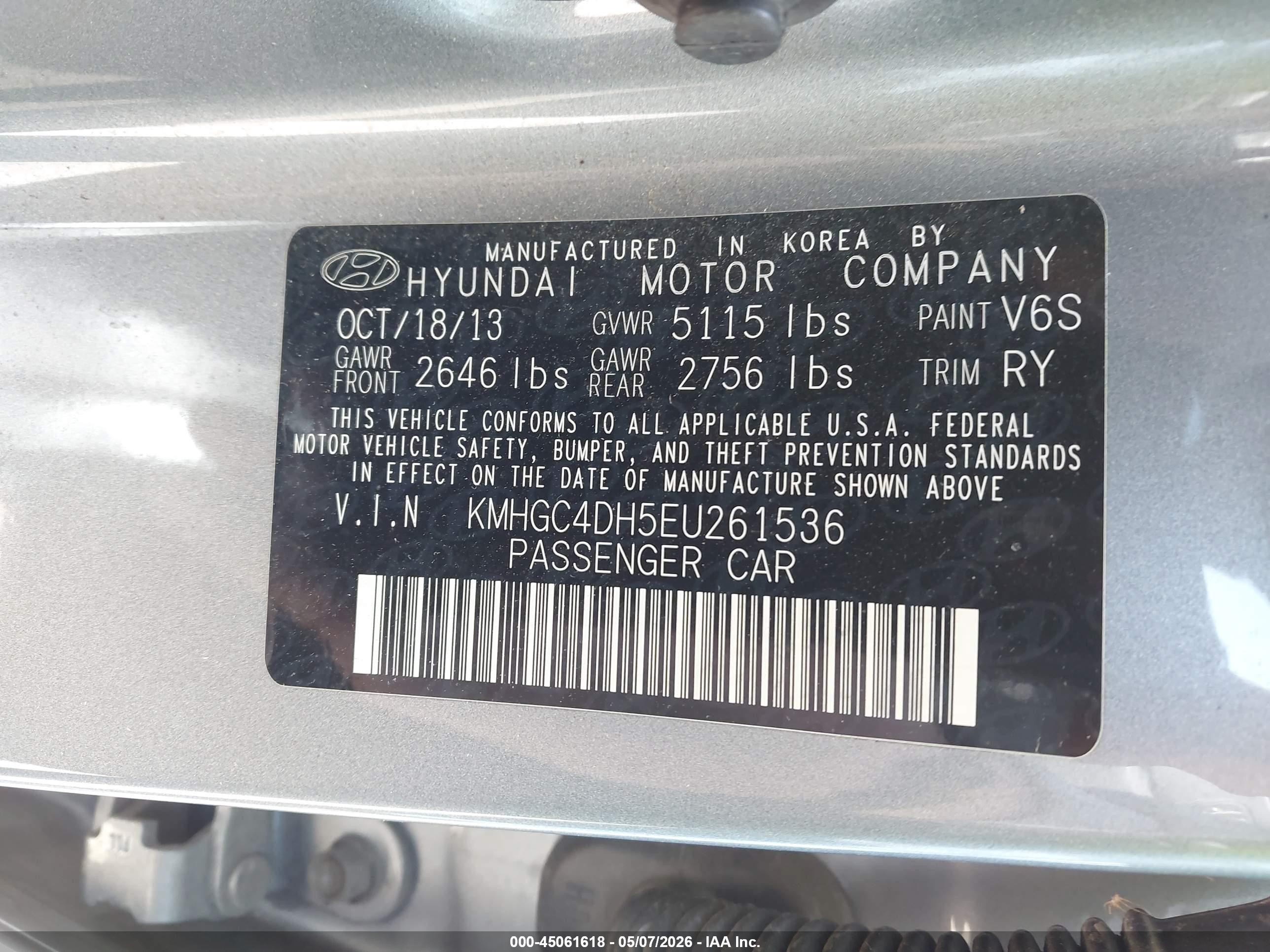 2014 Hyundai Genesis 5.0 R-spec Light Blue vin: KMHGC4DH3EU2B1536