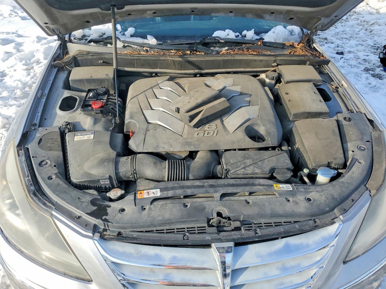 2013 Hyundai Genesis 5.0l Серебряный vin: KMHGC4DH4DU221284