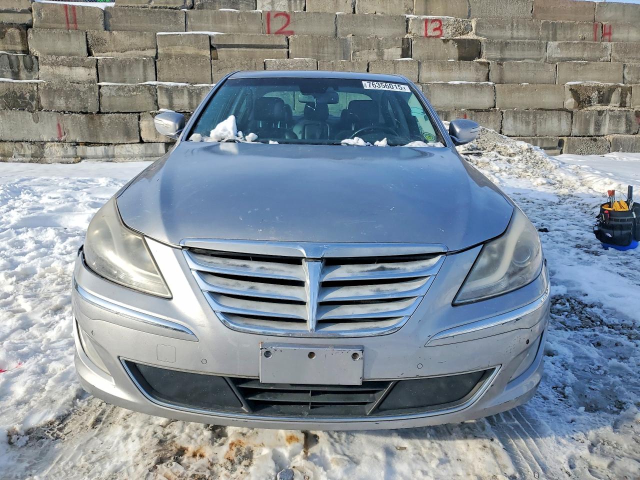 2013 Hyundai Genesis 5.0l Серебряный vin: KMHGC4DH4DU221284