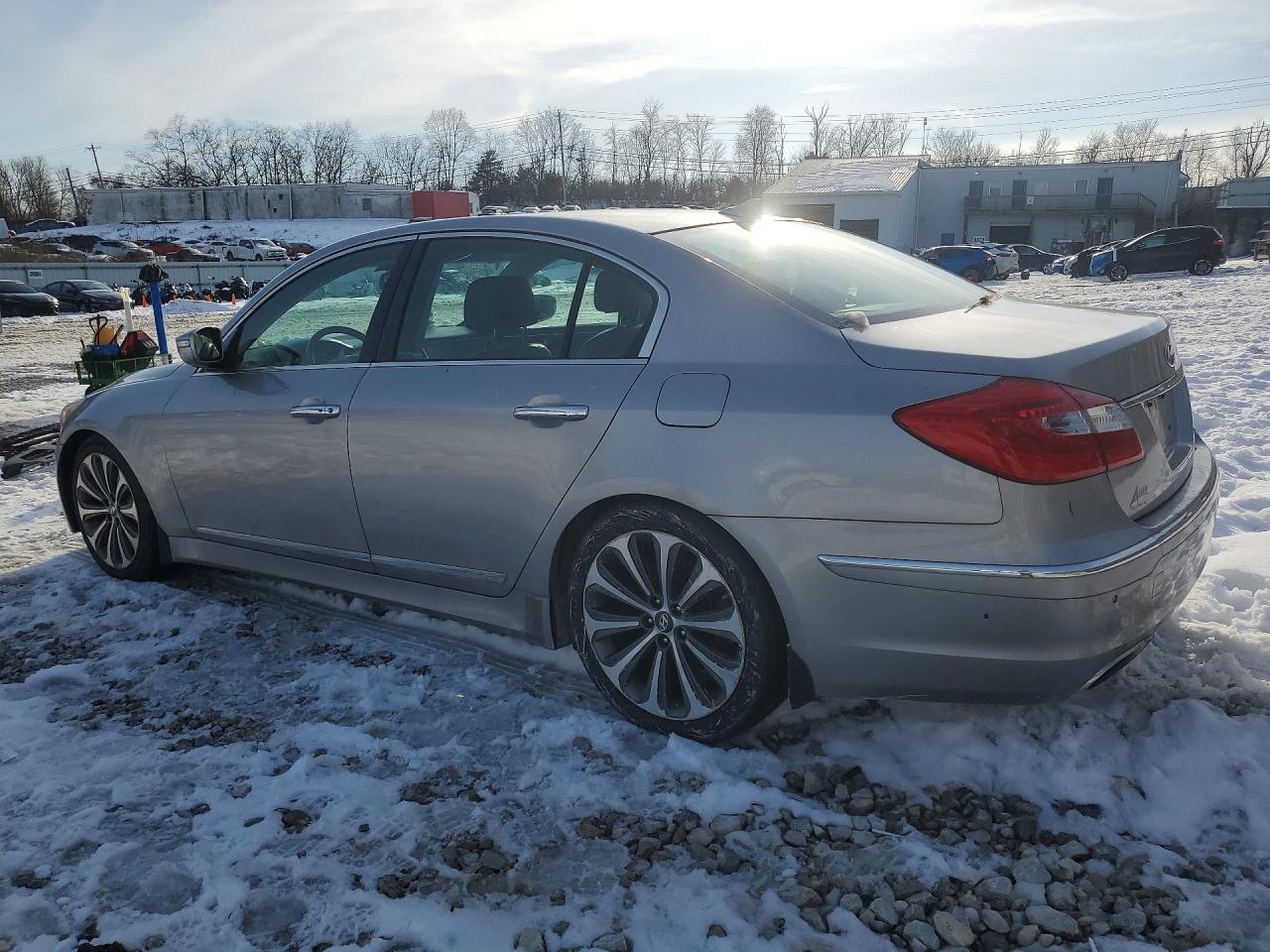 2013 Hyundai Genesis 5.0l Серебряный vin: KMHGC4DH4DU221284