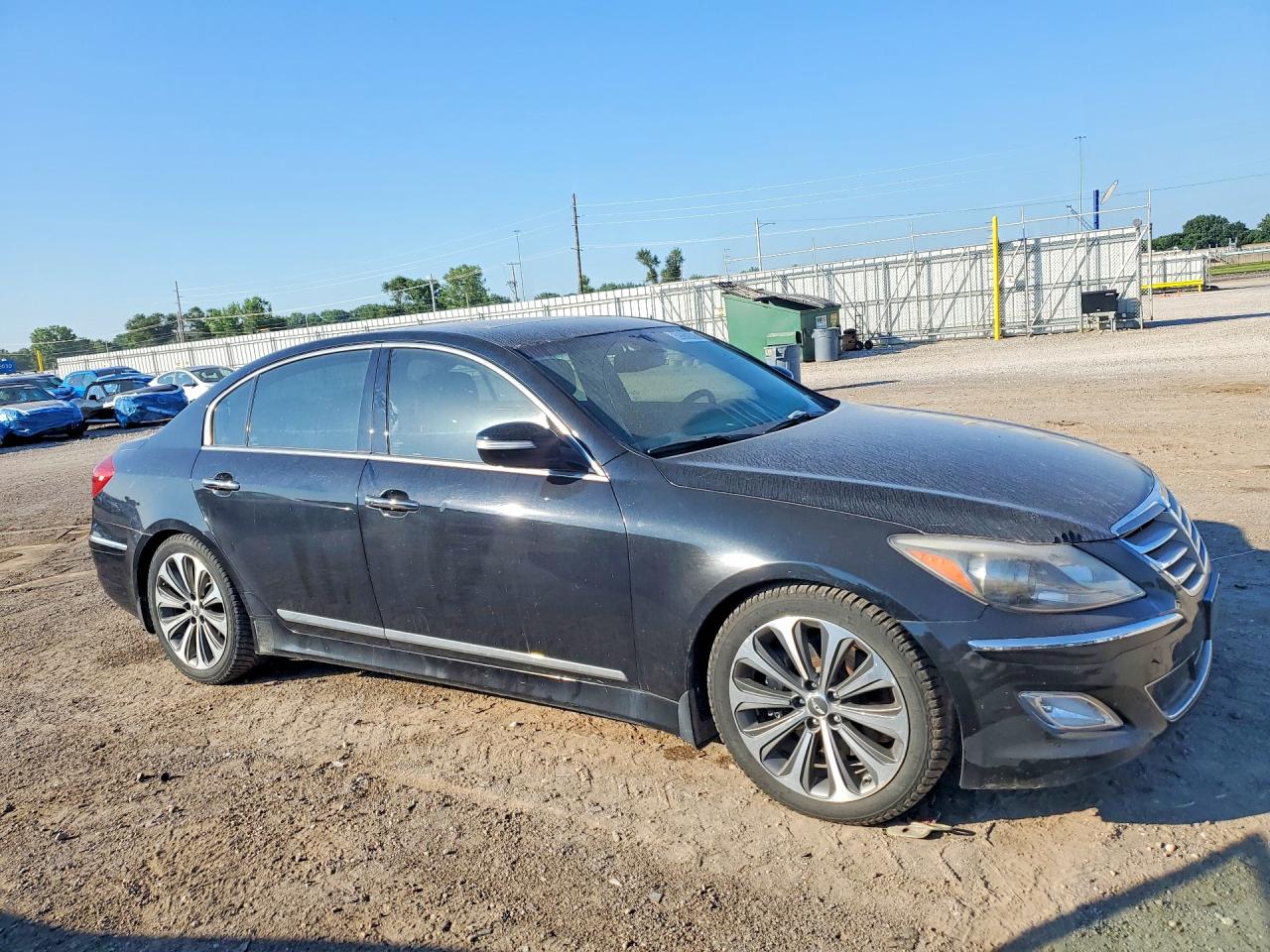 2013 Hyundai Genesis 5.0l Black vin: KMHGC4DH4DU256228