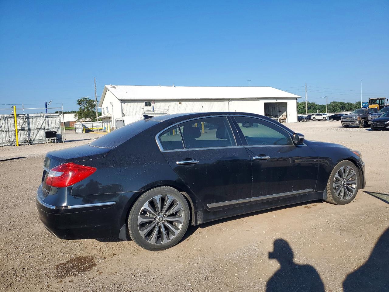 2013 Hyundai Genesis 5.0l Black vin: KMHGC4DH4DU256228