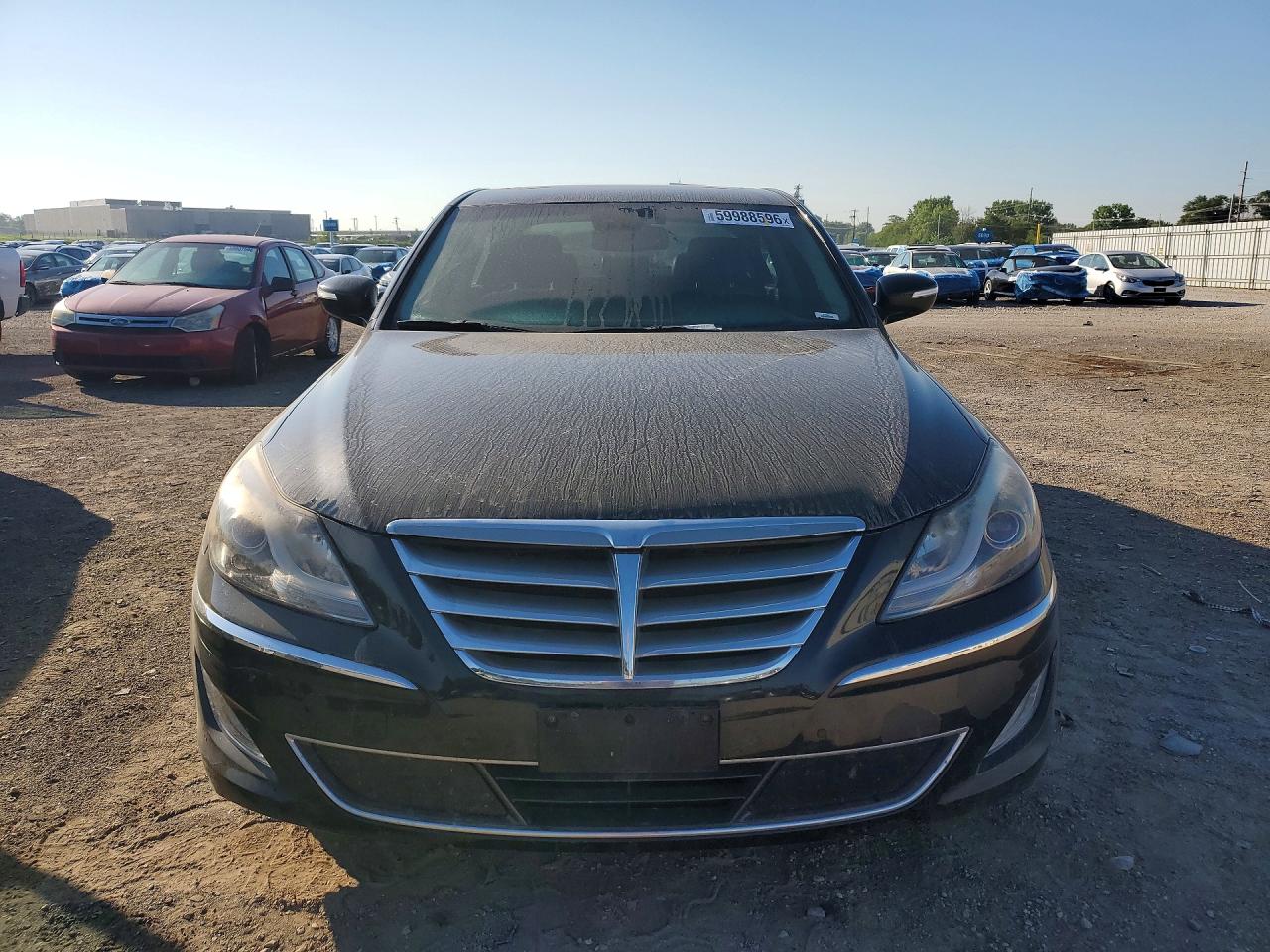 2013 Hyundai Genesis 5.0l Black vin: KMHGC4DH4DU256228