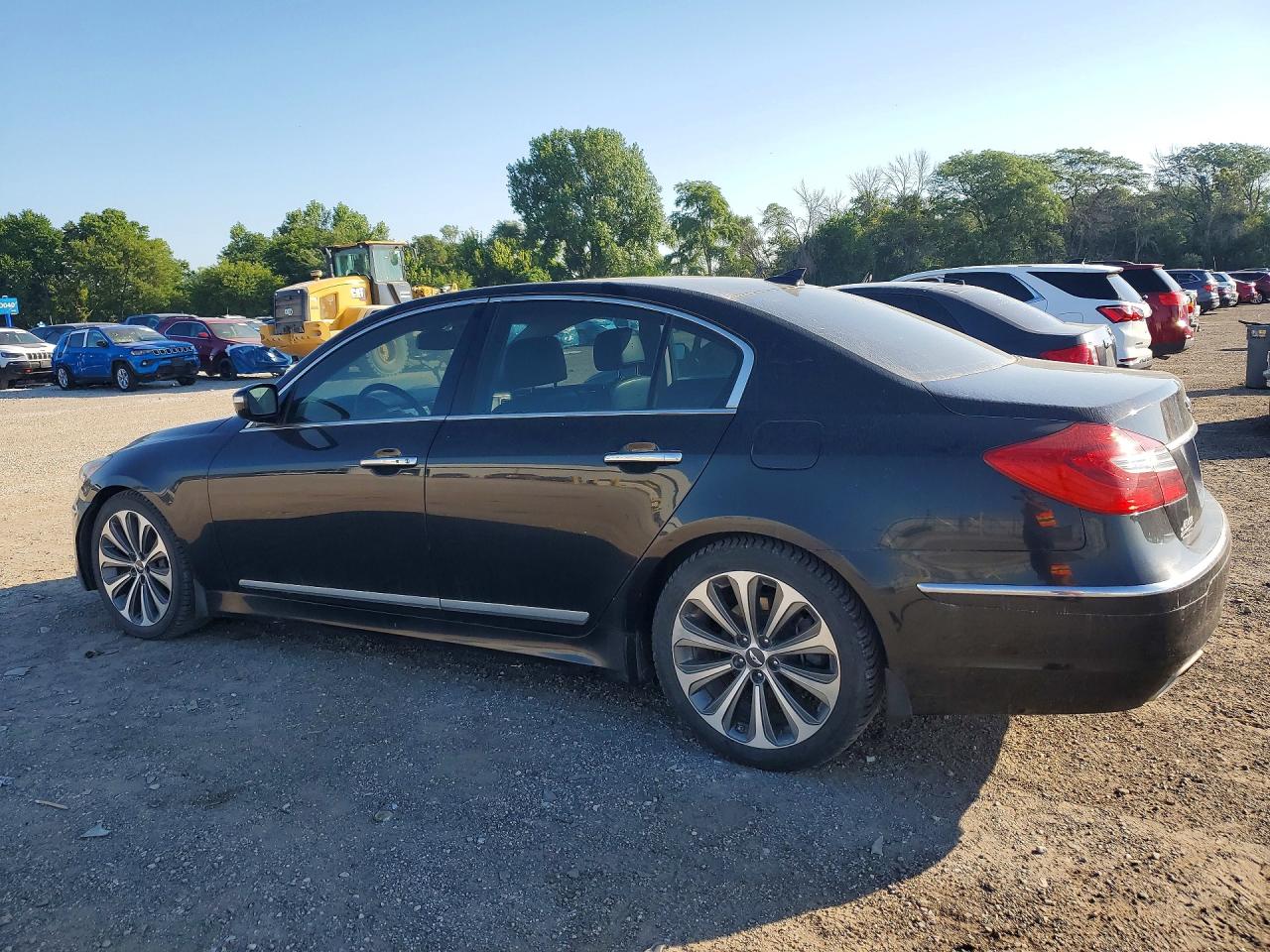 2013 Hyundai Genesis 5.0l Black vin: KMHGC4DH4DU256228