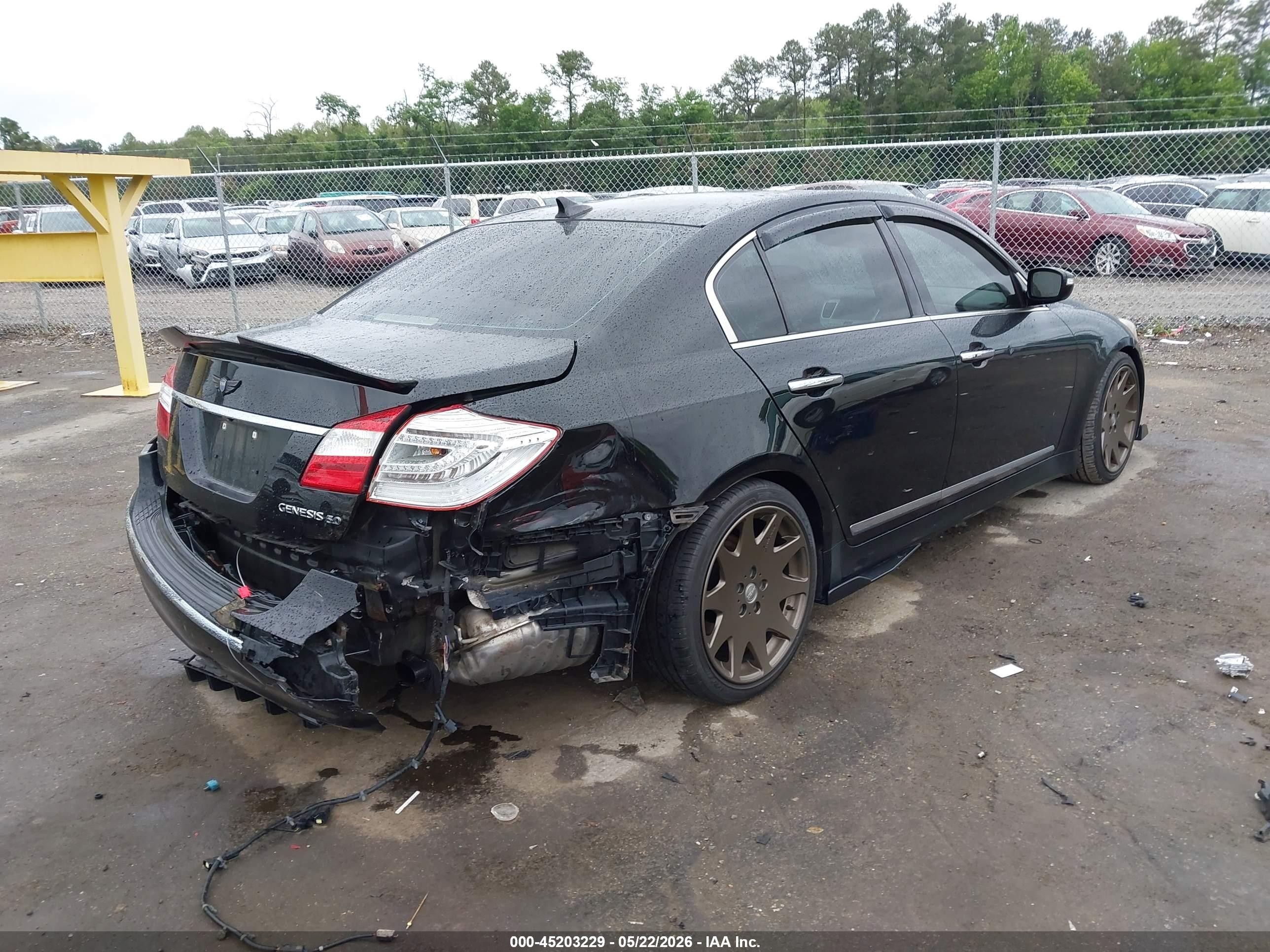 2012 Hyundai Genesis 5.0 Black vin: KMHGC4DH5CU186141