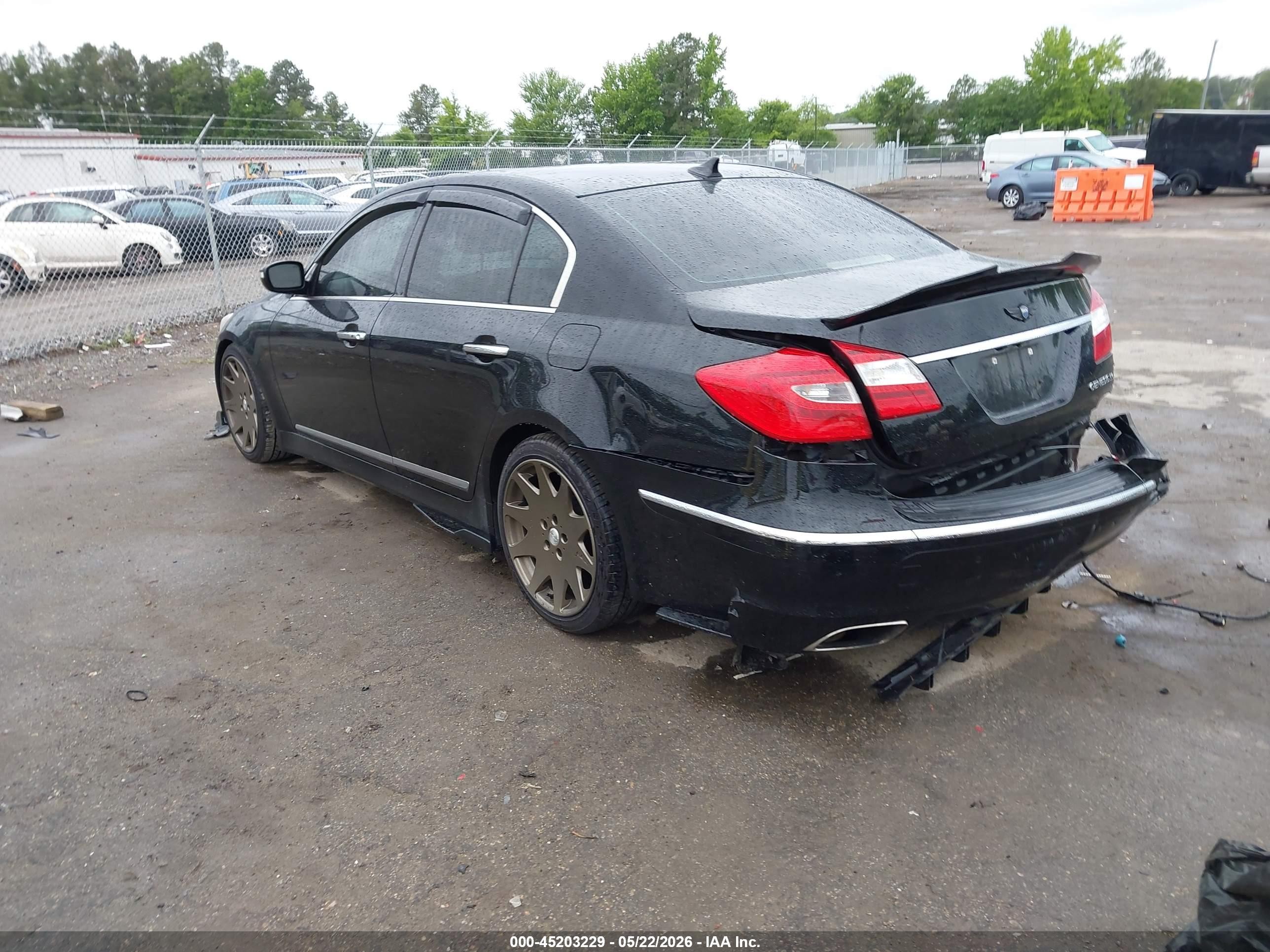 2012 Hyundai Genesis 5.0 Black vin: KMHGC4DH5CU186141