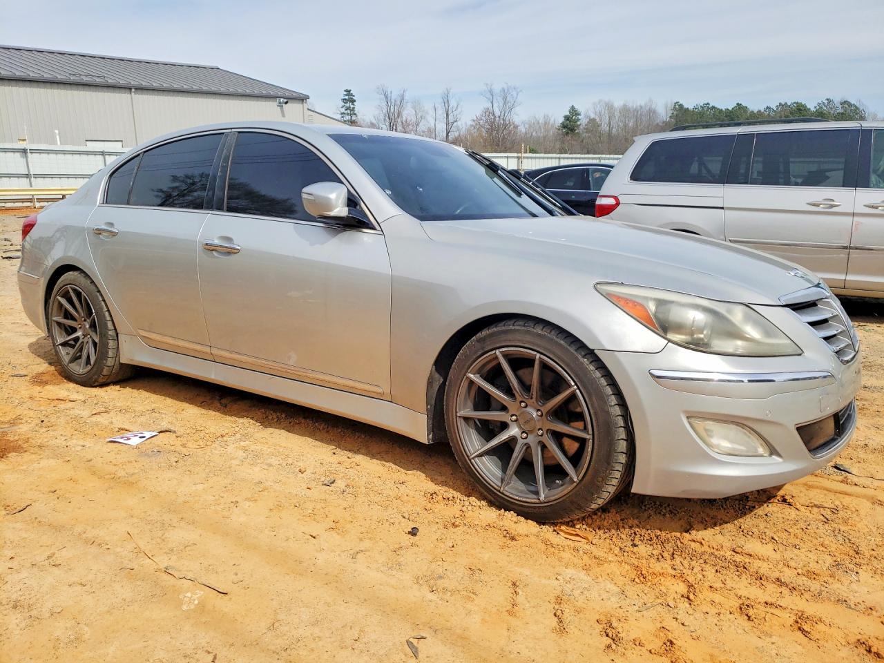 2012 Hyundai Genesis 5.0l R-spec Серебряный vin: KMHGC4DH6CU162656