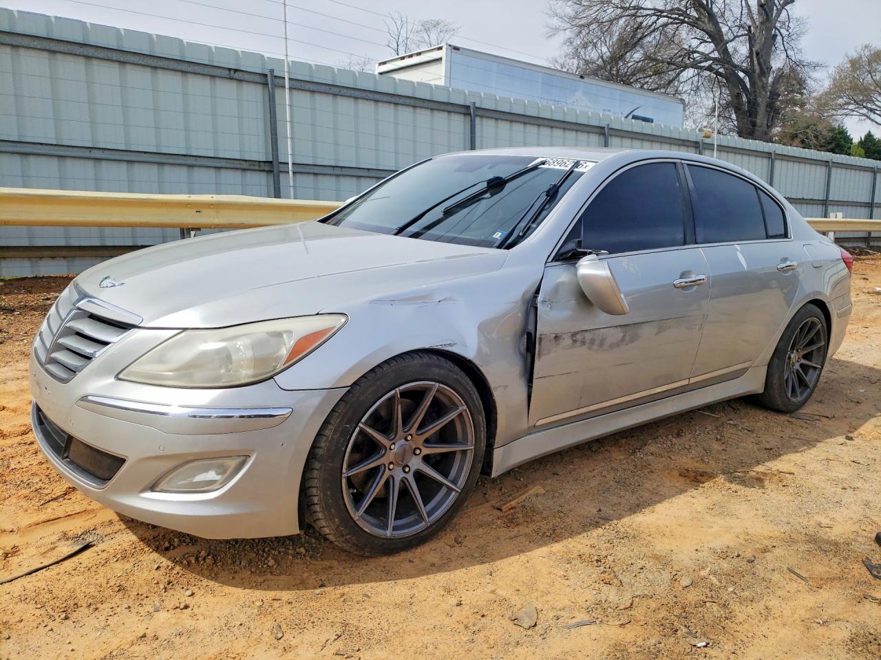 2012 Hyundai Genesis 5.0l R-spec Серебряный vin: KMHGC4DH6CU162656