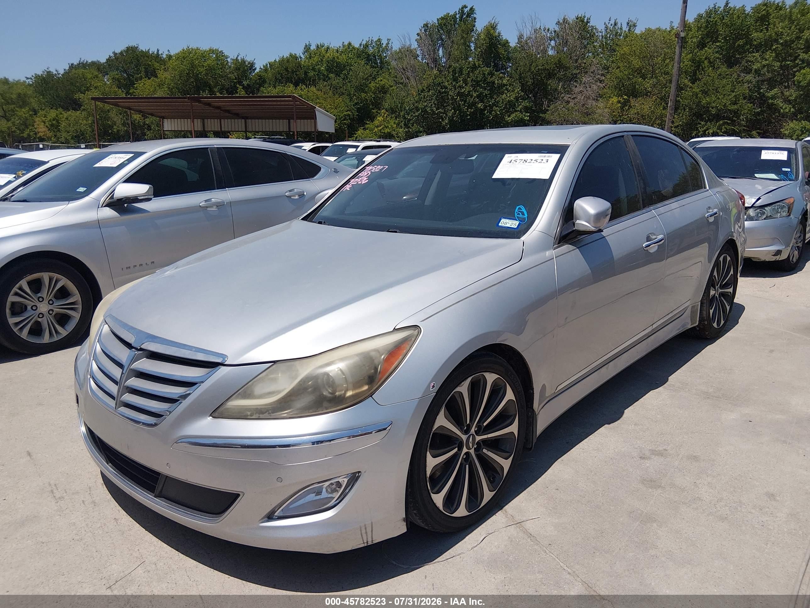 2012 Hyundai Genesis 5.0 R-spec Silver vin: KMHGC4DH6CU169414