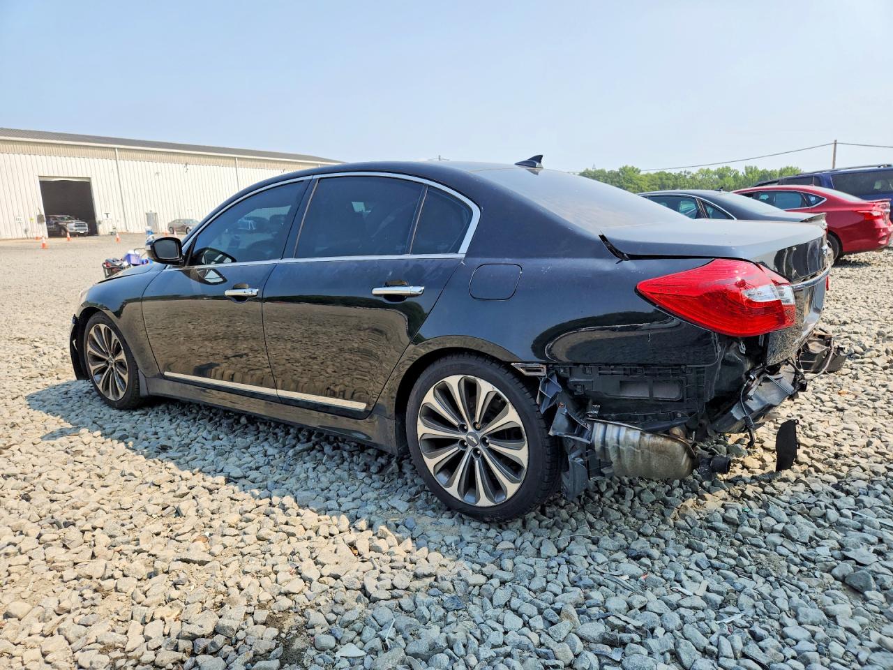 2013 Hyundai Genesis Black vin: KMHGC4DH6DU256246
