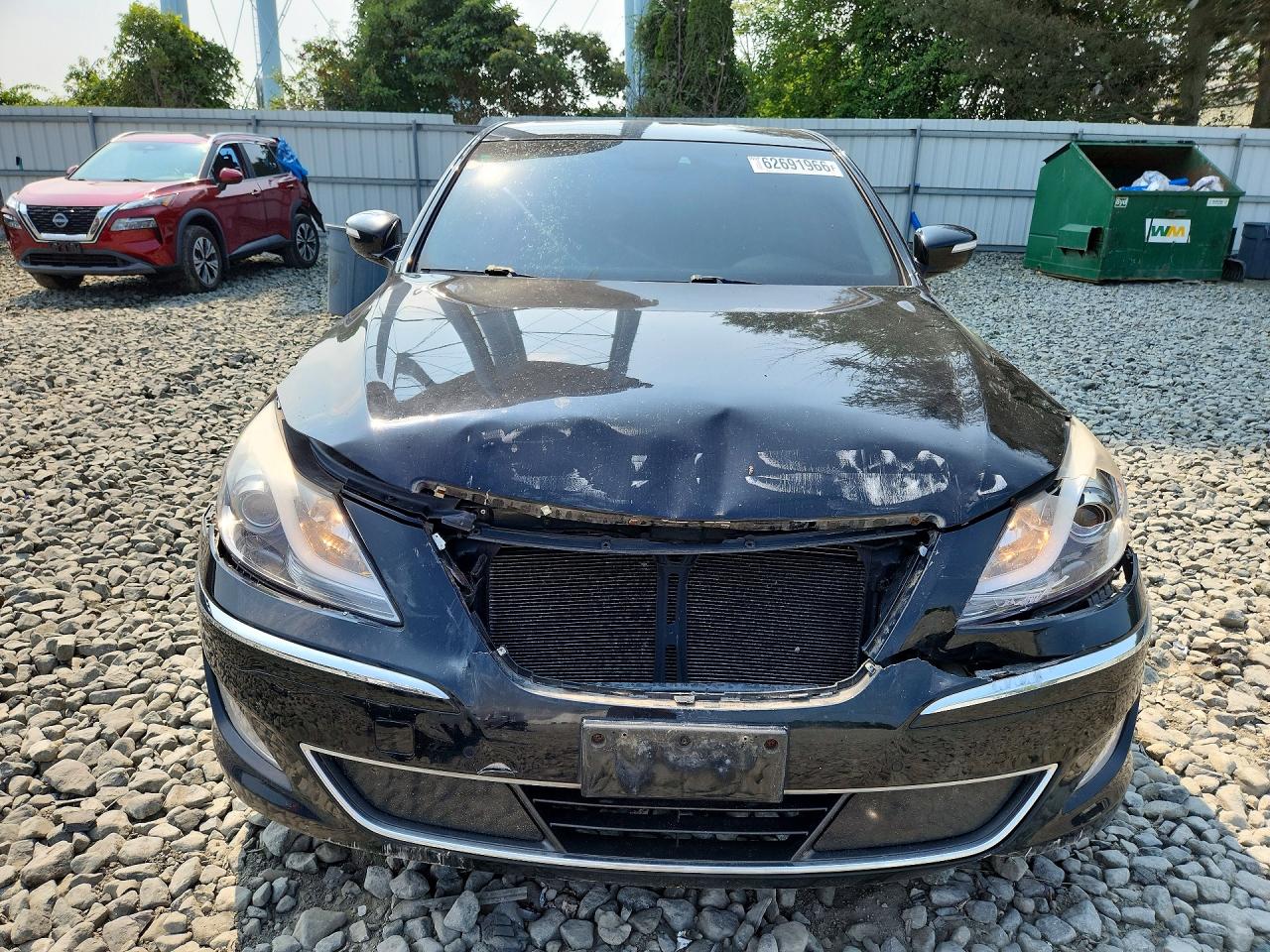 2013 Hyundai Genesis Black vin: KMHGC4DH6DU256246
