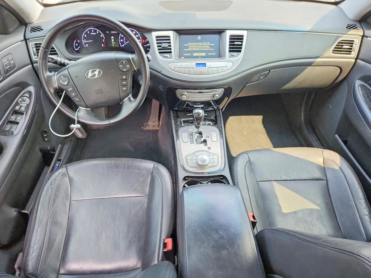 2013 Hyundai Genesis Black vin: KMHGC4DH6DU256246