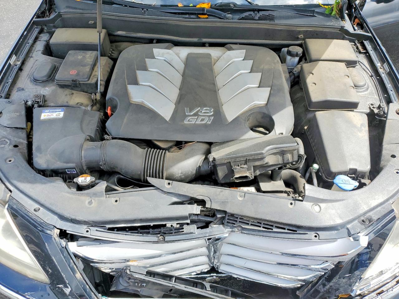2013 Hyundai Genesis 5.0l Black vin: KMHGC4DH9DU244608