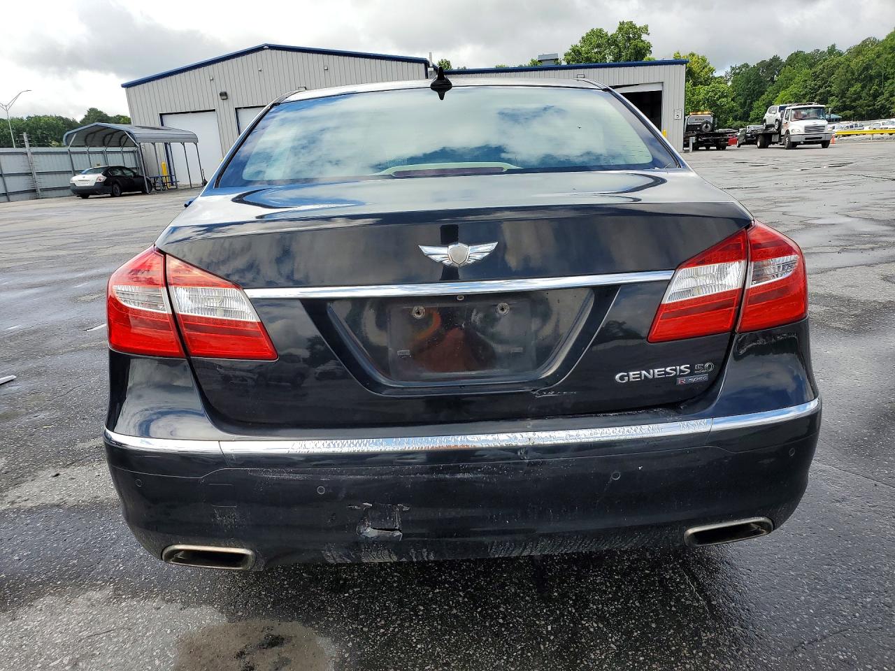 2013 Hyundai Genesis 5.0l Black vin: KMHGC4DH9DU244608