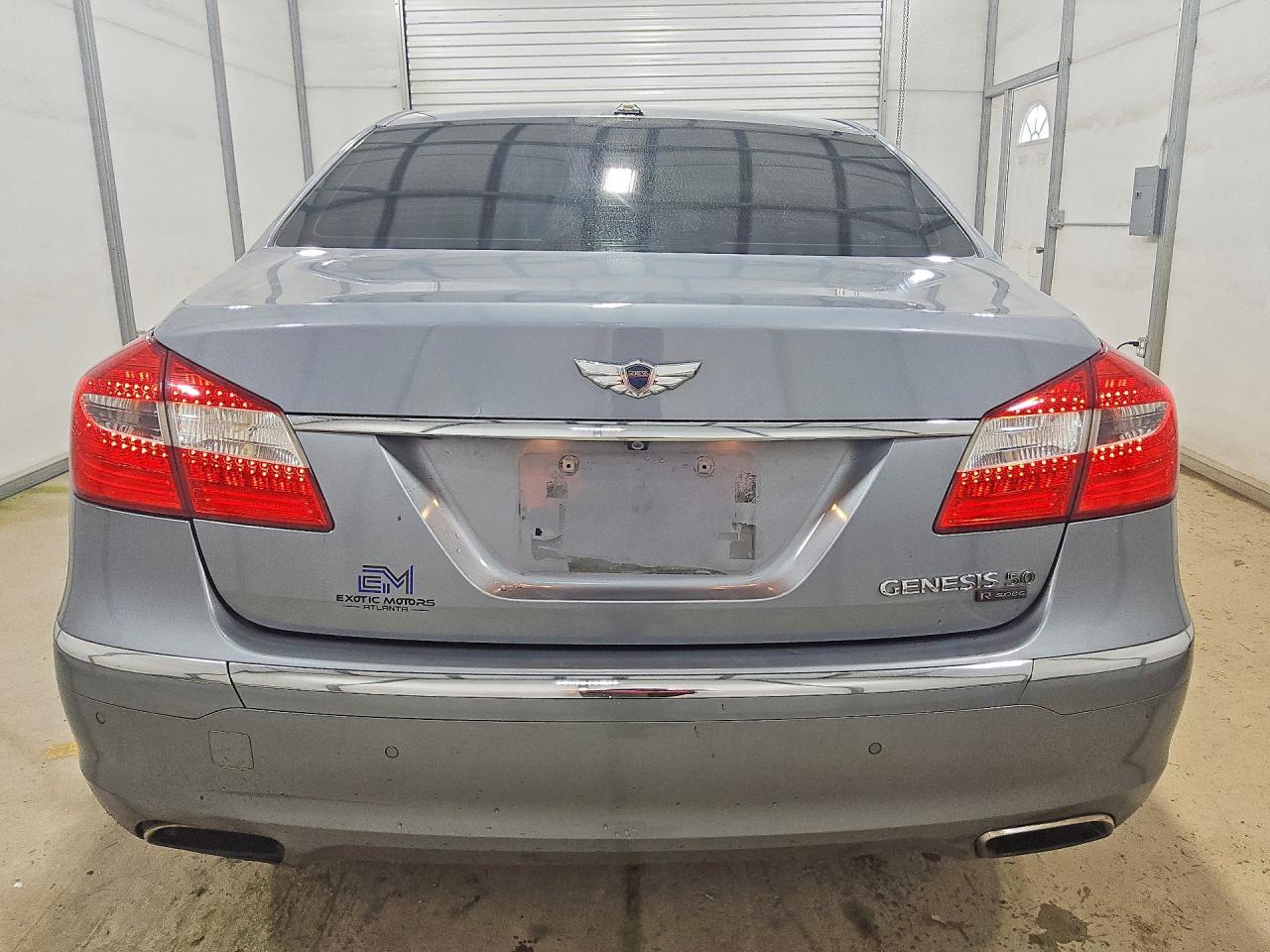 2014 Hyundai Genesis 5.0l Gray vin: KMHGC4DHXEU265016