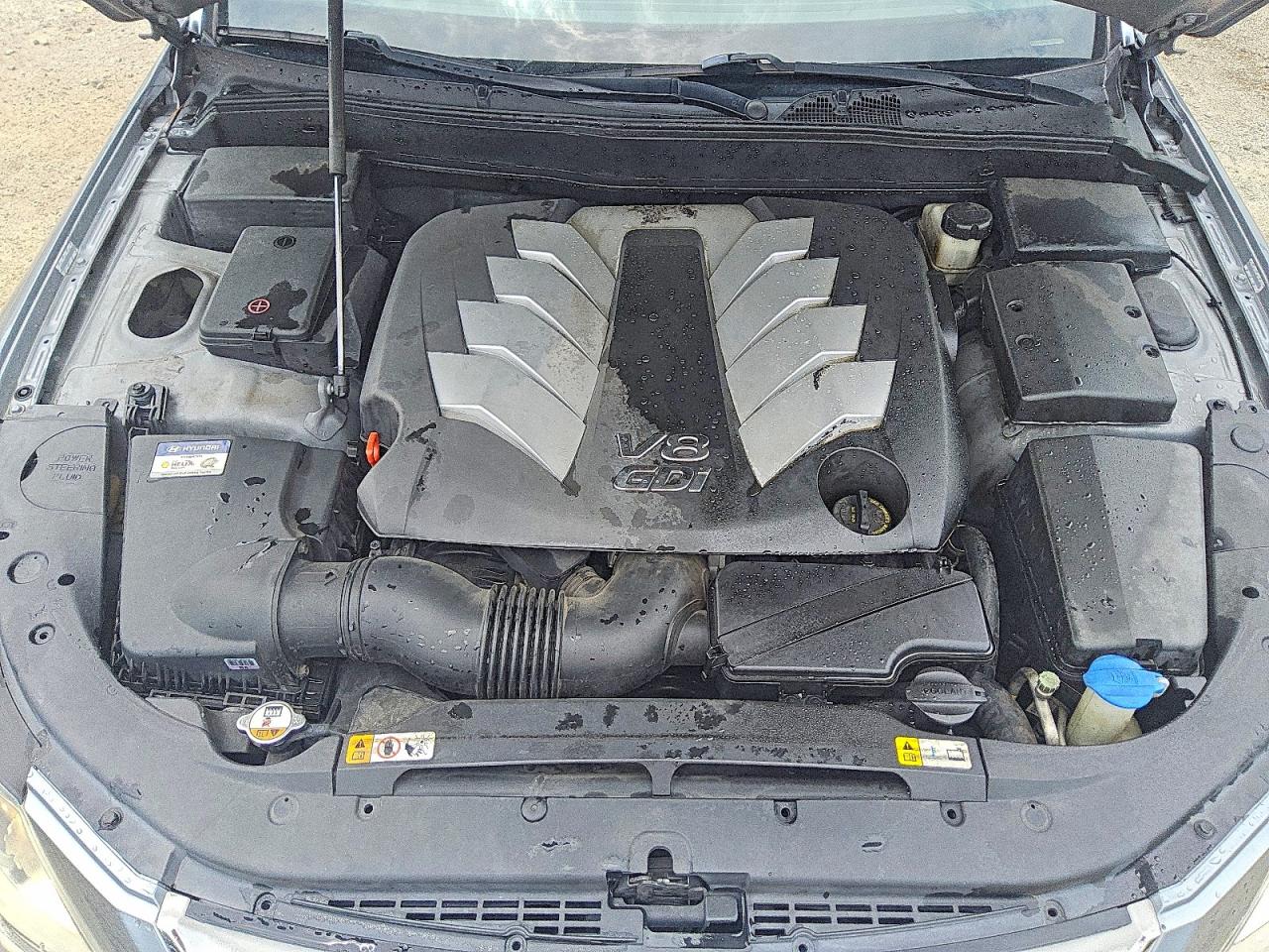 2014 Hyundai Genesis 5.0l Gray vin: KMHGC4DHXEU265016
