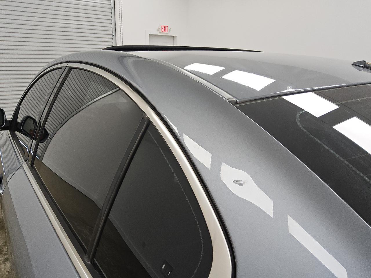 2014 Hyundai Genesis 5.0l Серый vin: KMHGC4DHXEU265016 Damage: Left Drip Rail, Dent(S) W/ Paint Dmg, 2 To 3 Inches