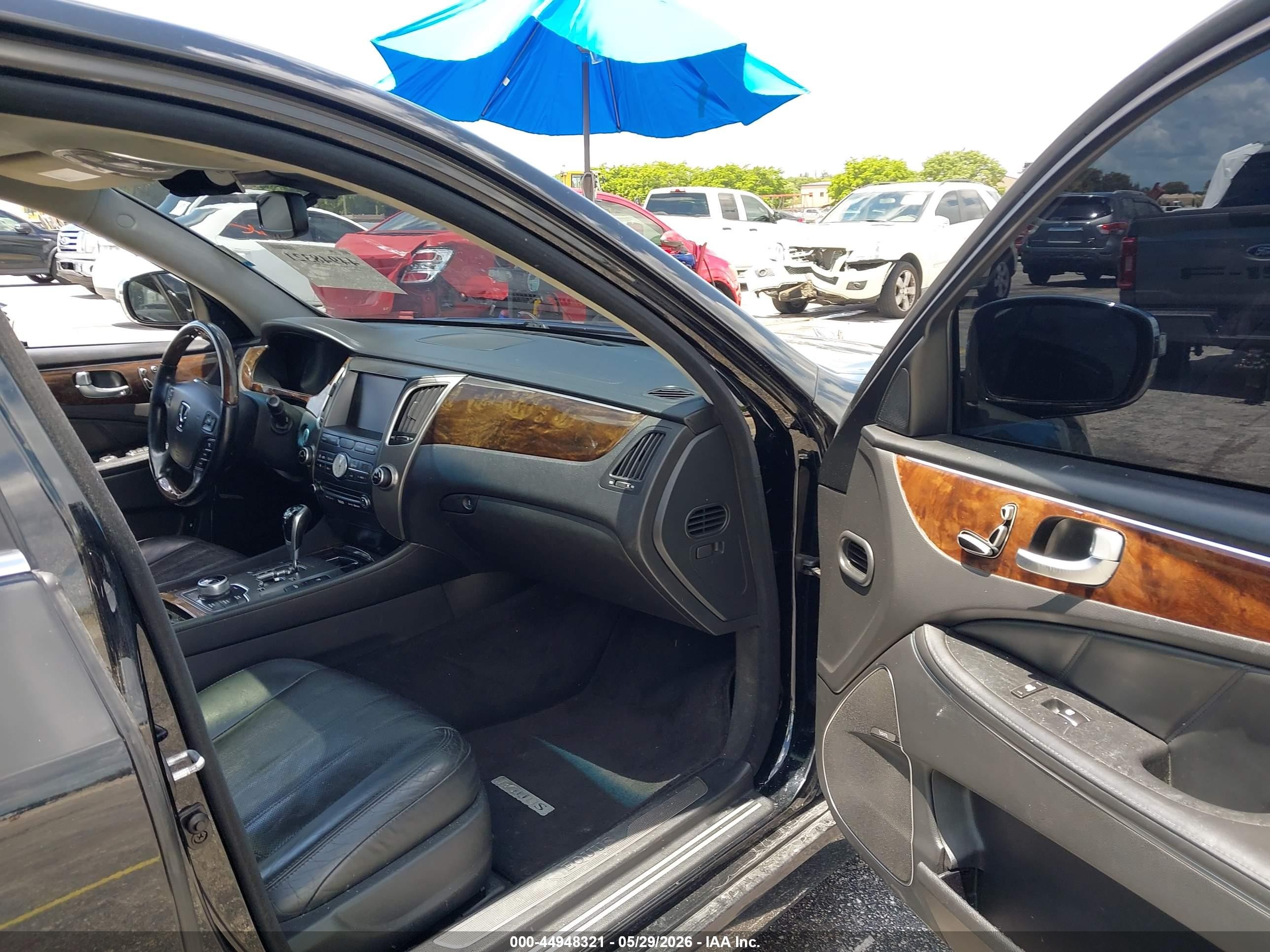 2011 Hyundai Equus Signature Black vin: KMHGH4JF0BU035761