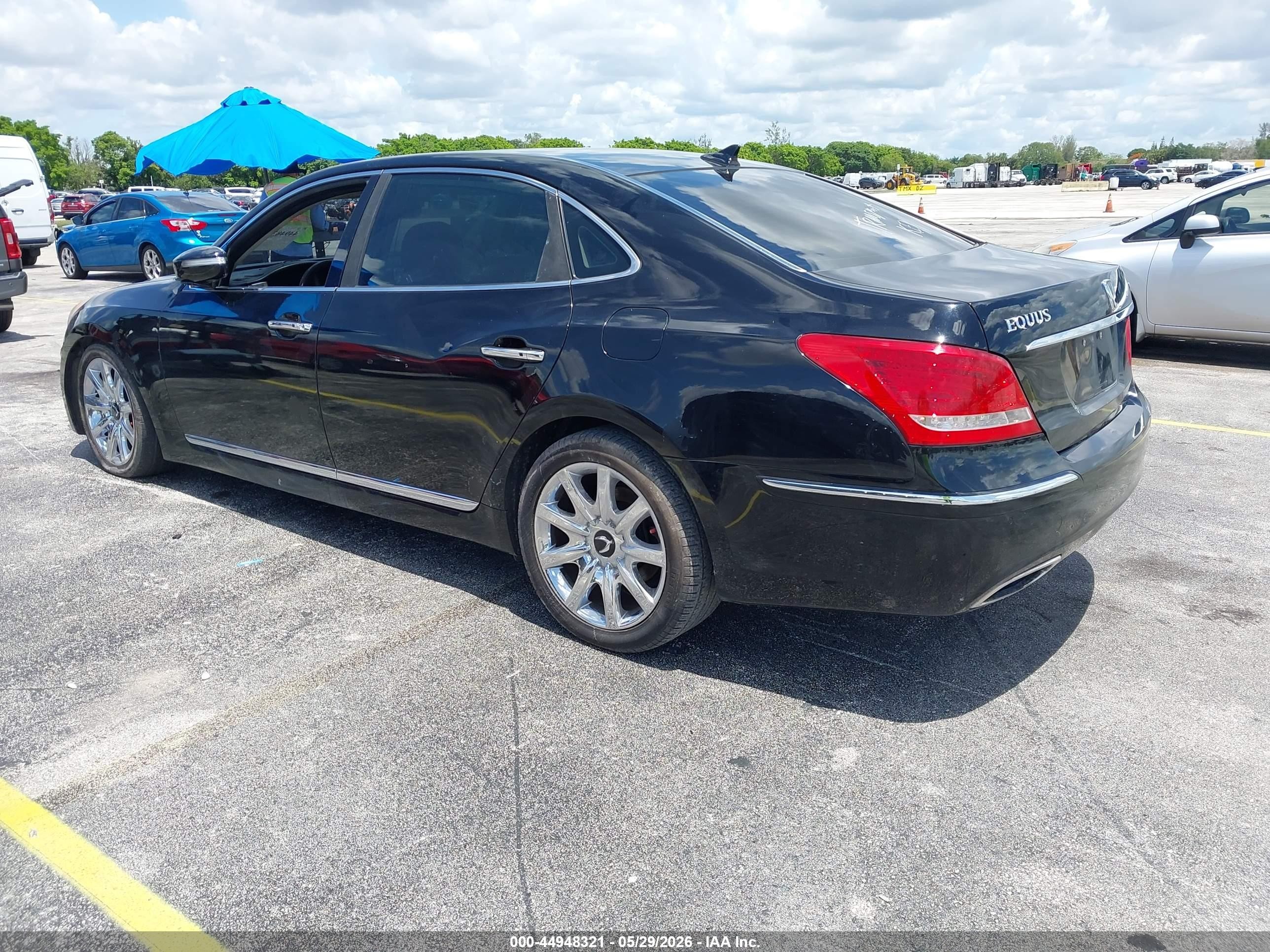2011 Hyundai Equus Signature Black vin: KMHGH4JF0BU035761