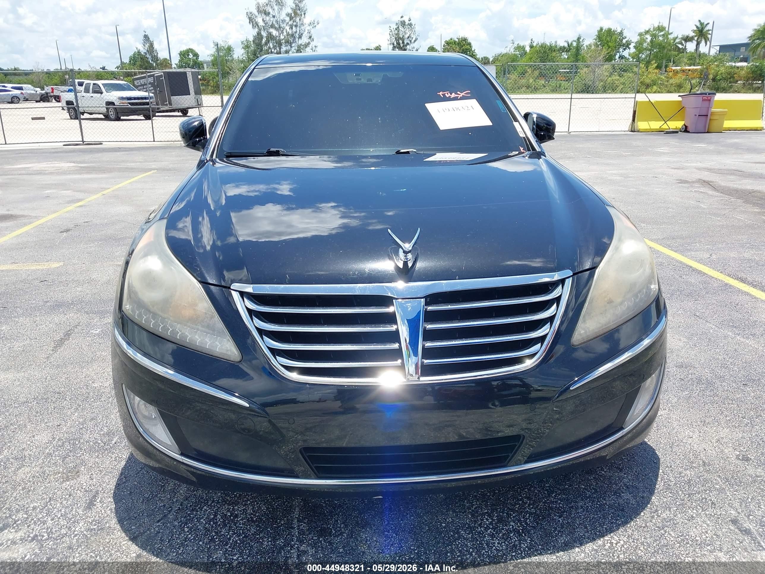 2011 Hyundai Equus Signature Black vin: KMHGH4JF0BU035761