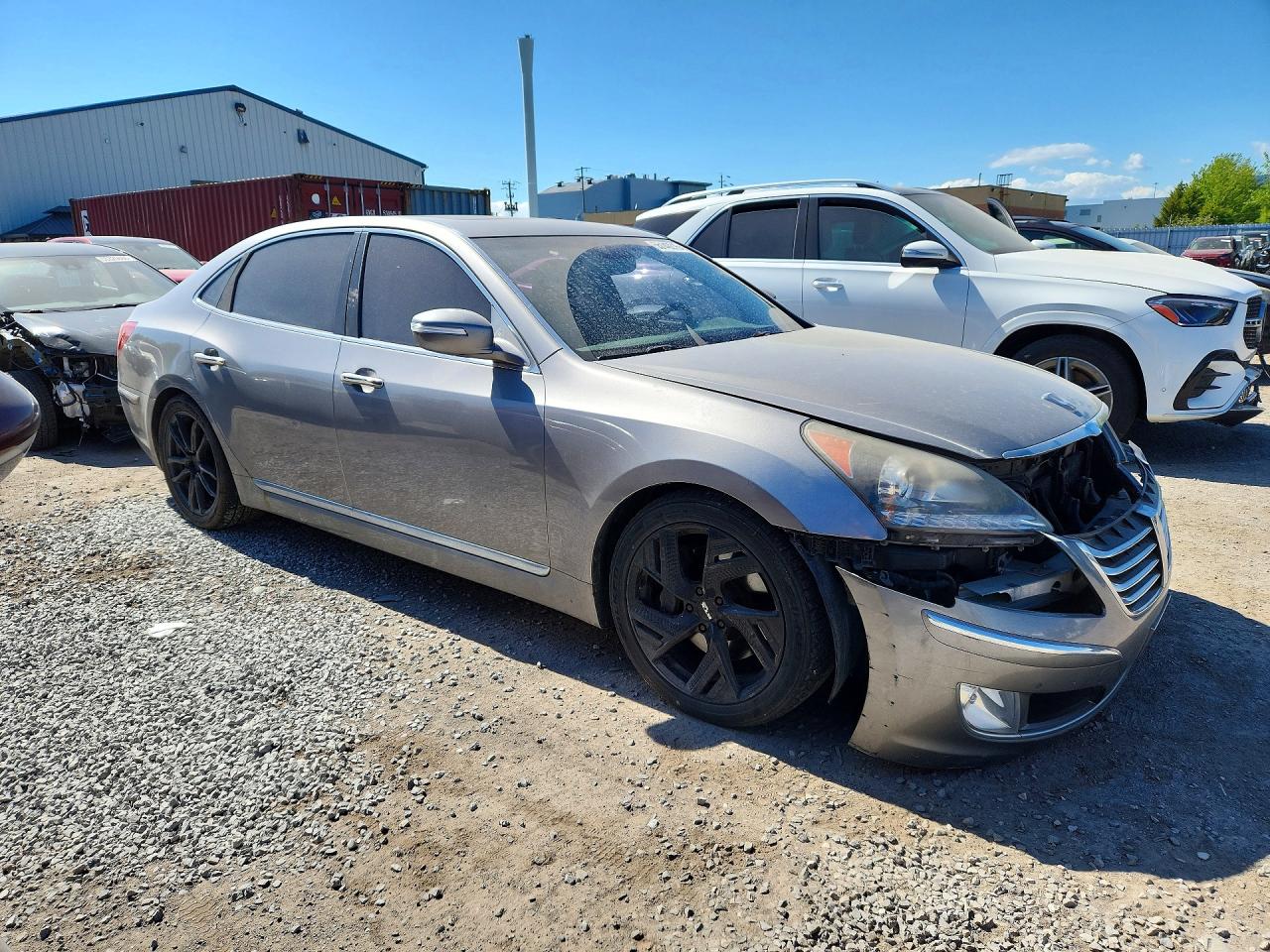 2011 Hyundai Equus Signature Silver vin: KMHGH4JF1BU033646
