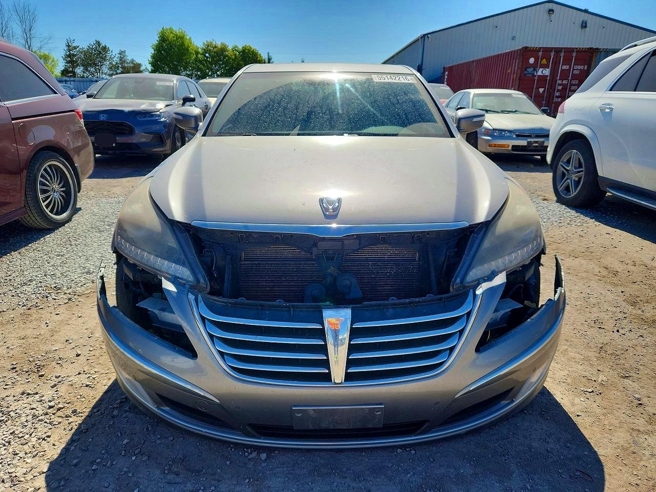 2011 Hyundai Equus Signature Silver vin: KMHGH4JF1BU033646