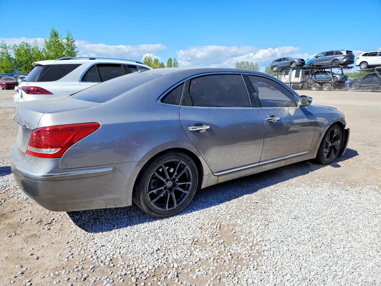 2011 Hyundai Equus Signature Silver vin: KMHGH4JF1BU033646
