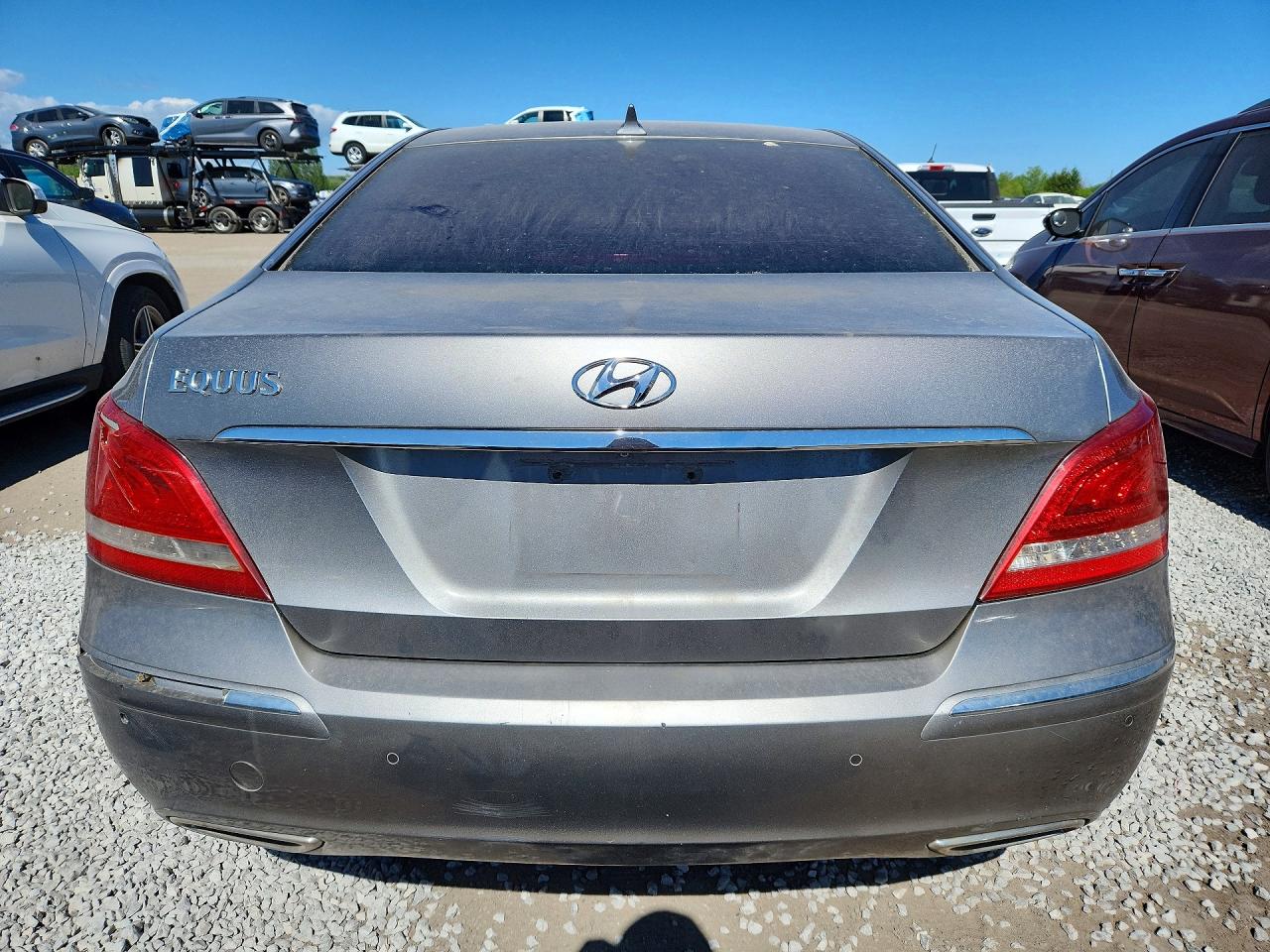 2011 Hyundai Equus Signature Silver vin: KMHGH4JF1BU033646