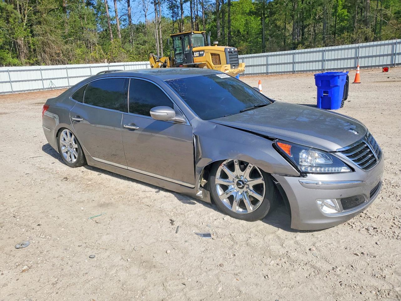 2011 Hyundai Equus Signature Silver vin: KMHGH4JF1BU042735