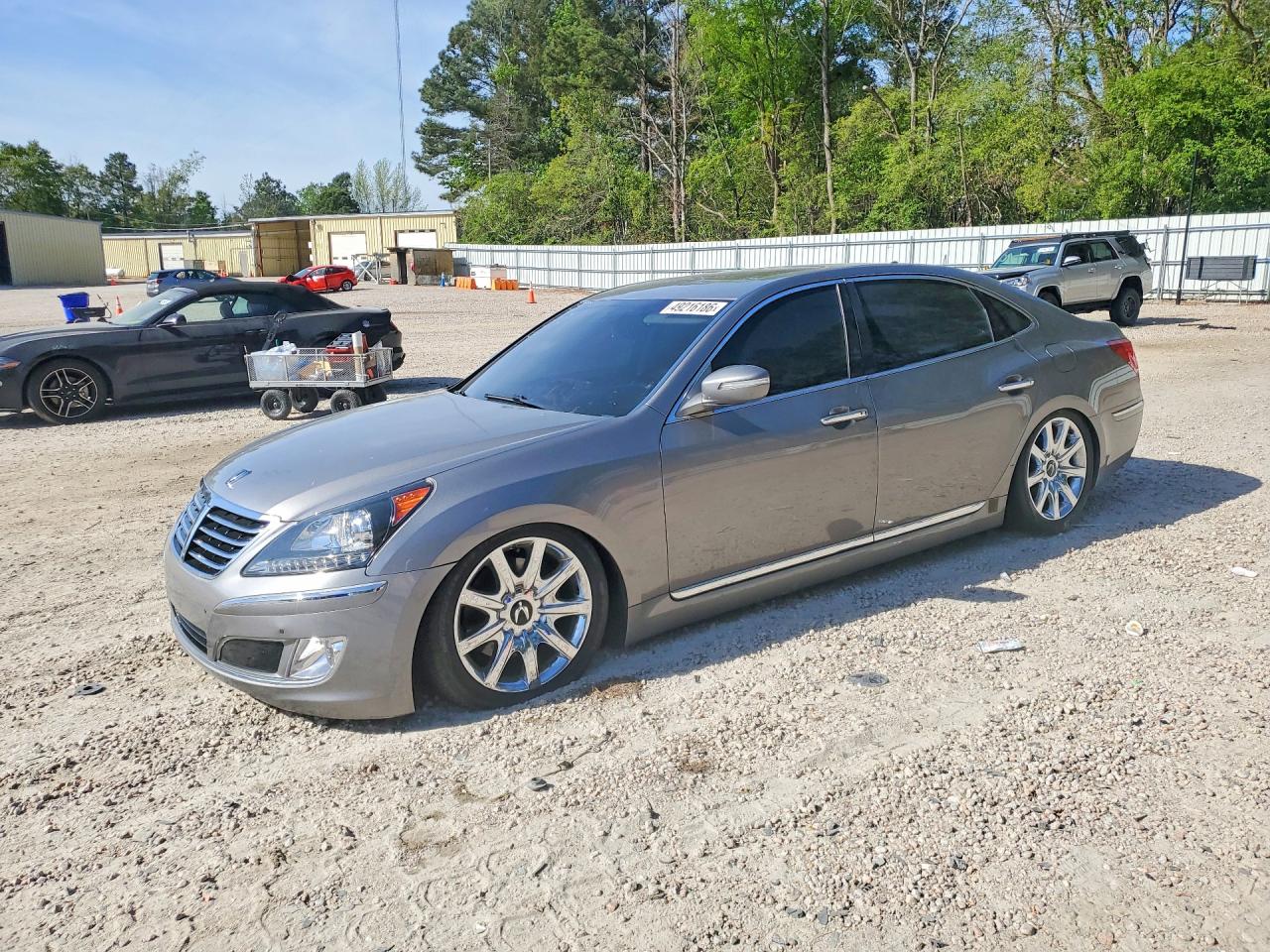 2011 Hyundai Equus Signature Серебряный vin: KMHGH4JF1BU042735