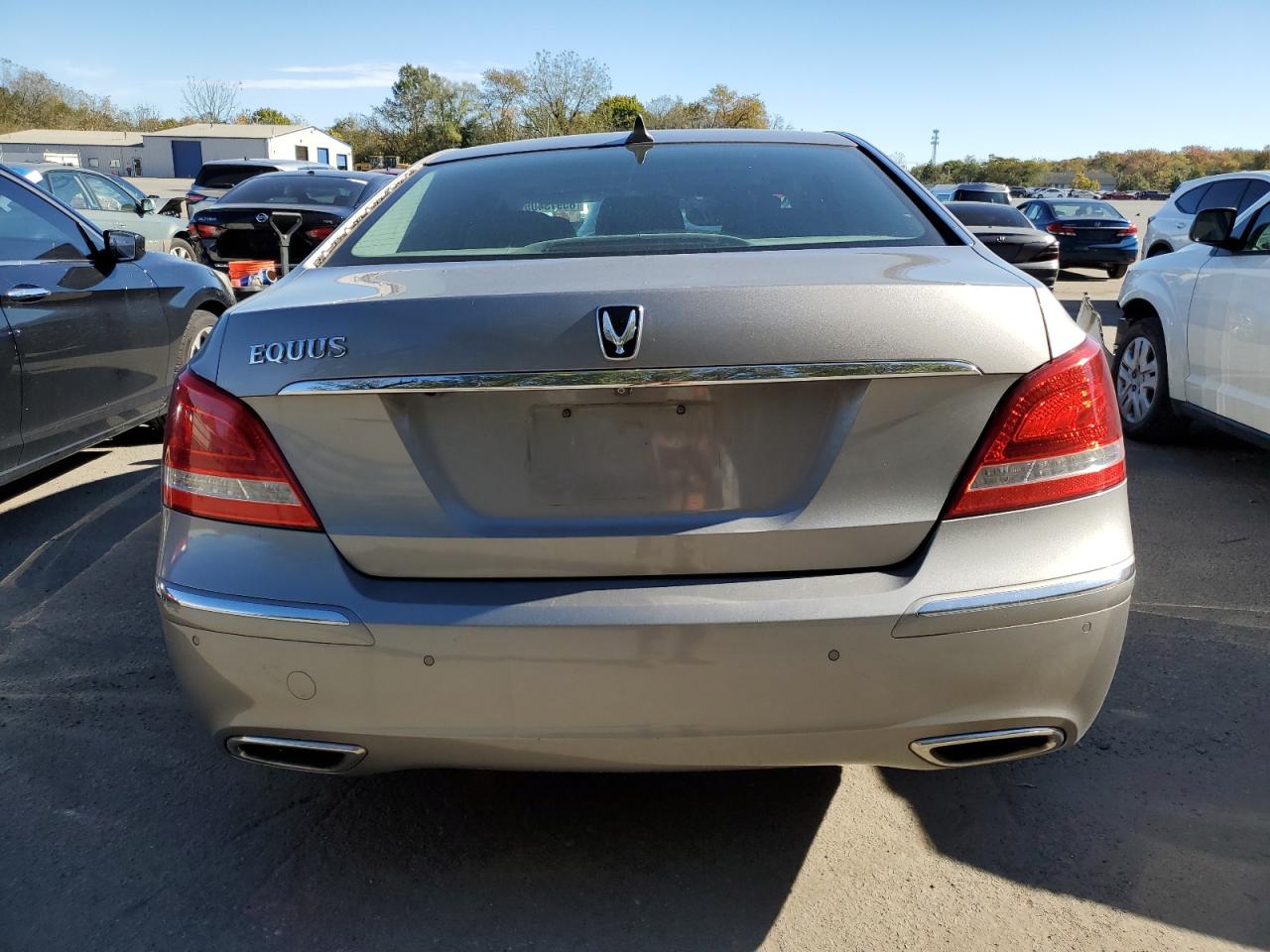 2011 Hyundai Equus Signature Gray vin: KMHGH4JF3BU029761