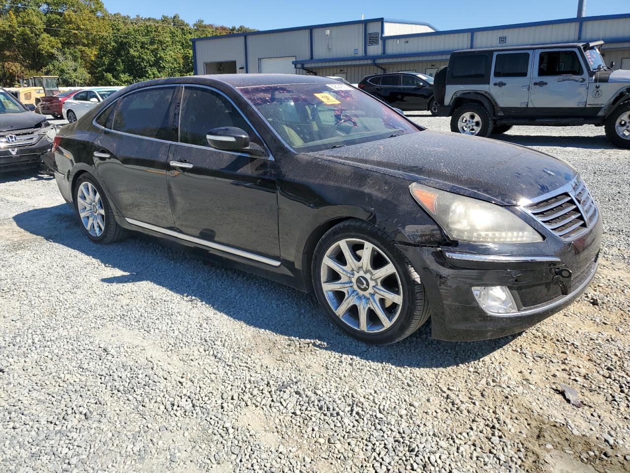 2011 Hyundai Equus Signature Black vin: KMHGH4JF3BU039285