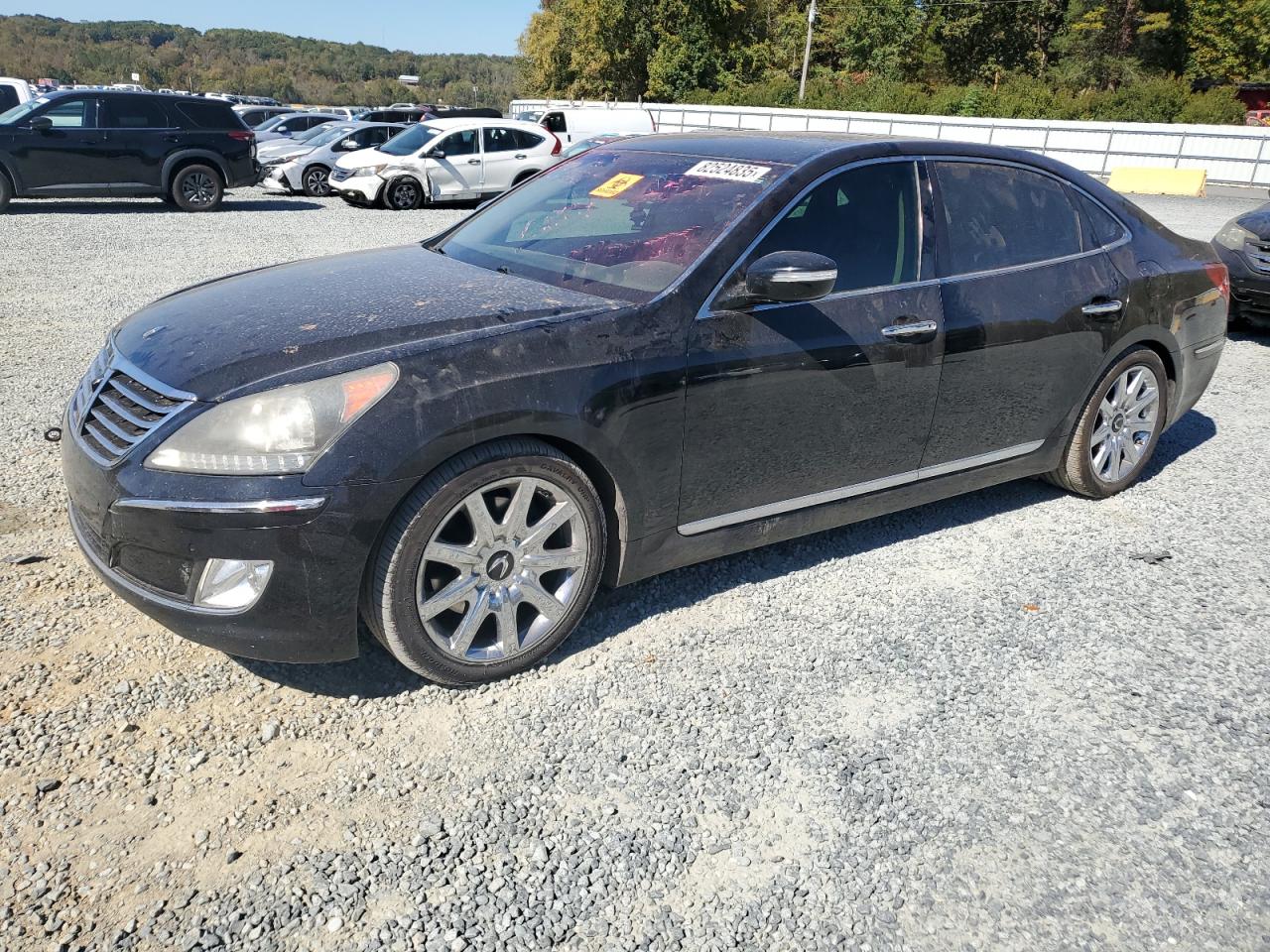 2011 Hyundai Equus Signature Black vin: KMHGH4JF3BU039285