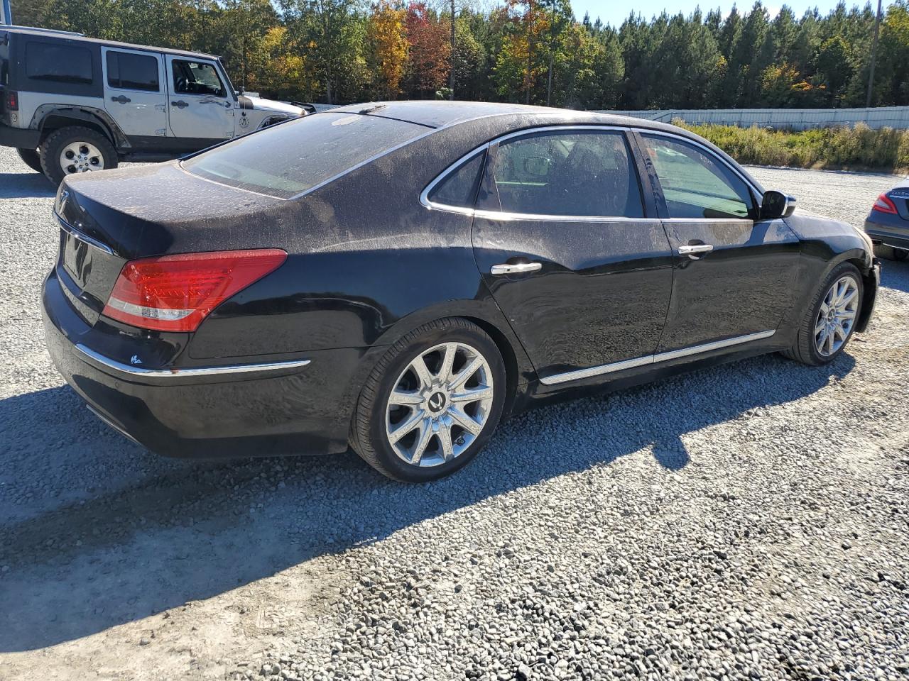 2011 Hyundai Equus Signature Black vin: KMHGH4JF3BU039285