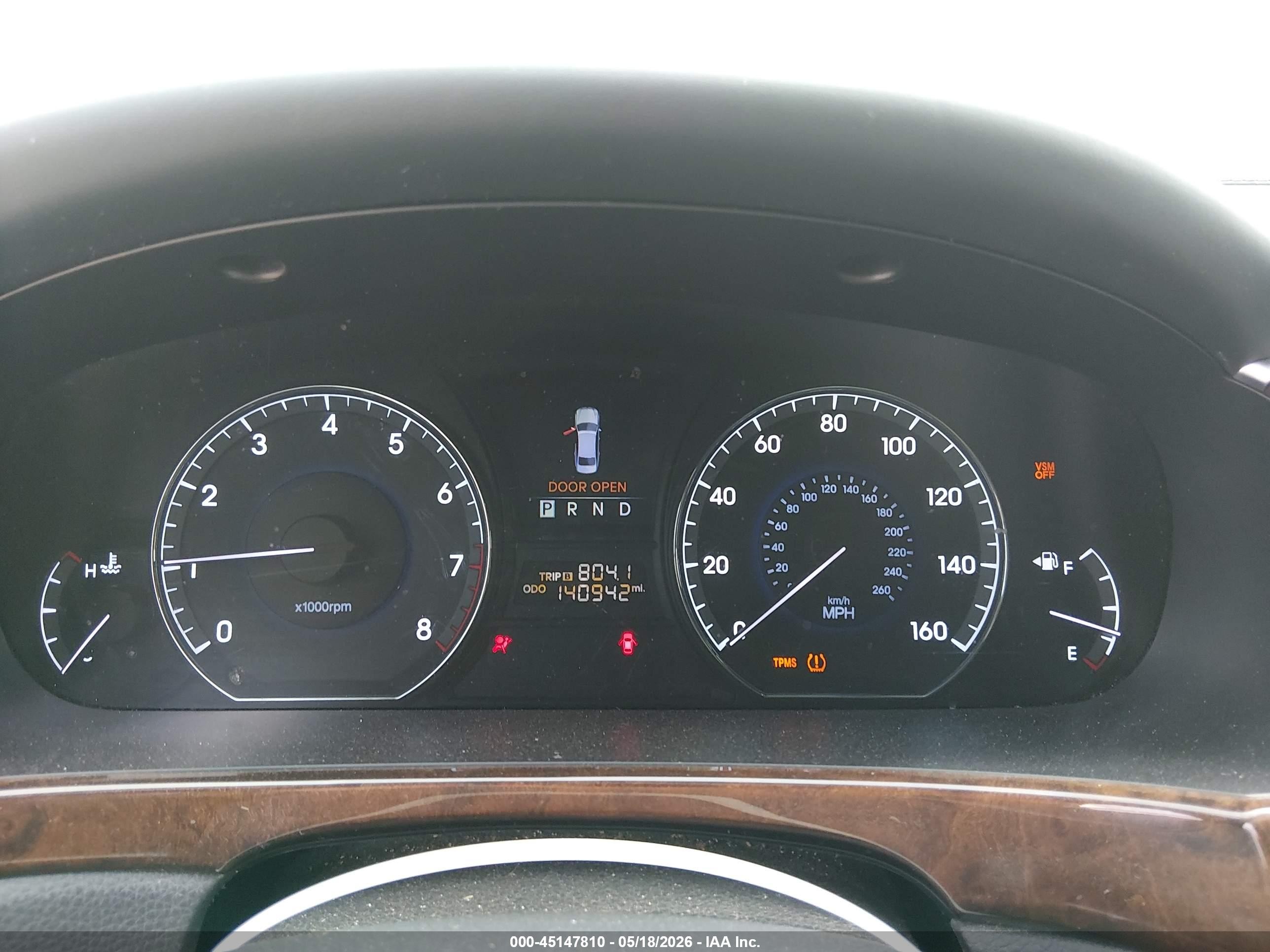 2011 Hyundai Equus Signature Black vin: KMHGH4JF4BU028960