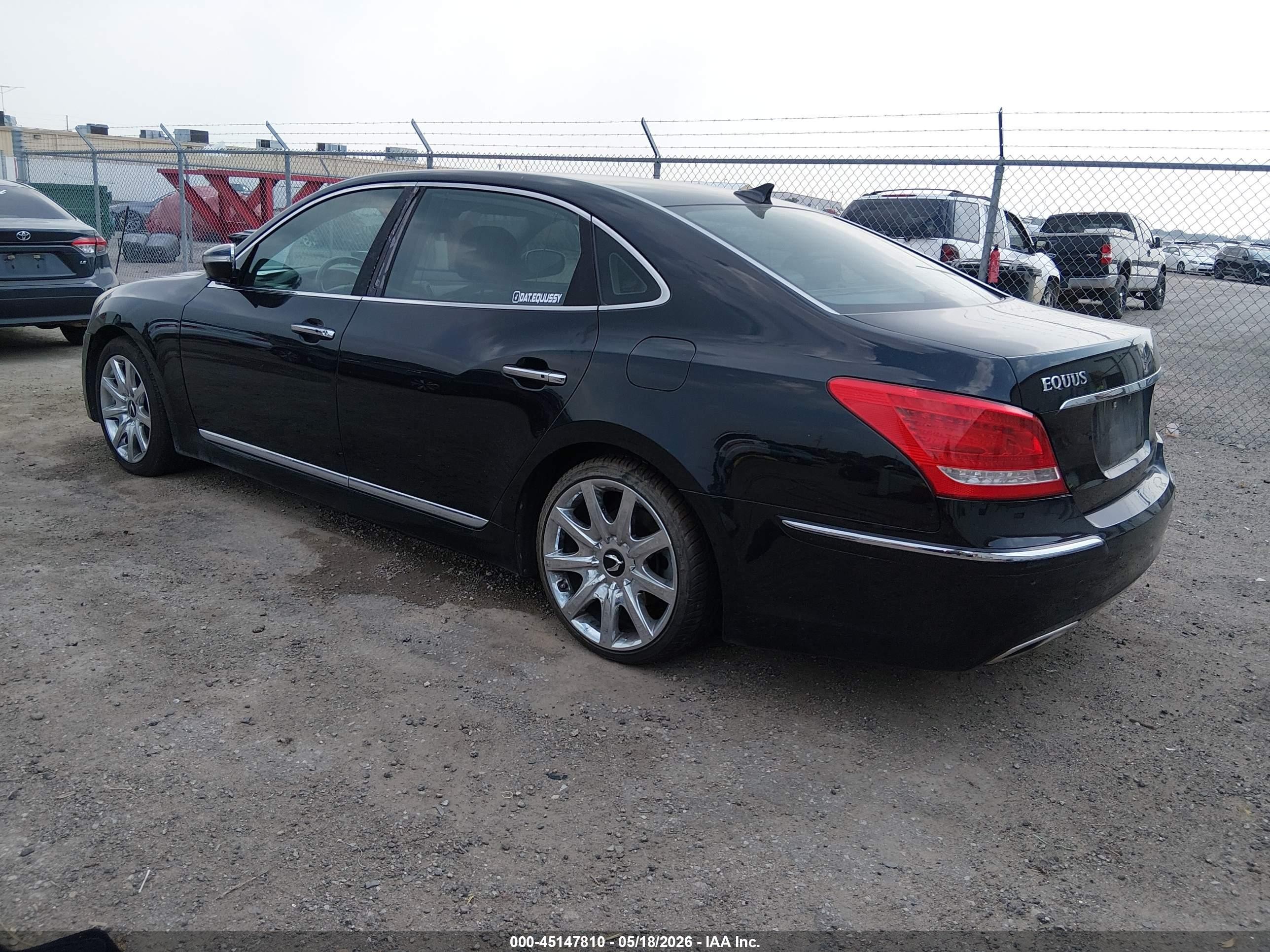 2011 Hyundai Equus Signature Black vin: KMHGH4JF4BU028960