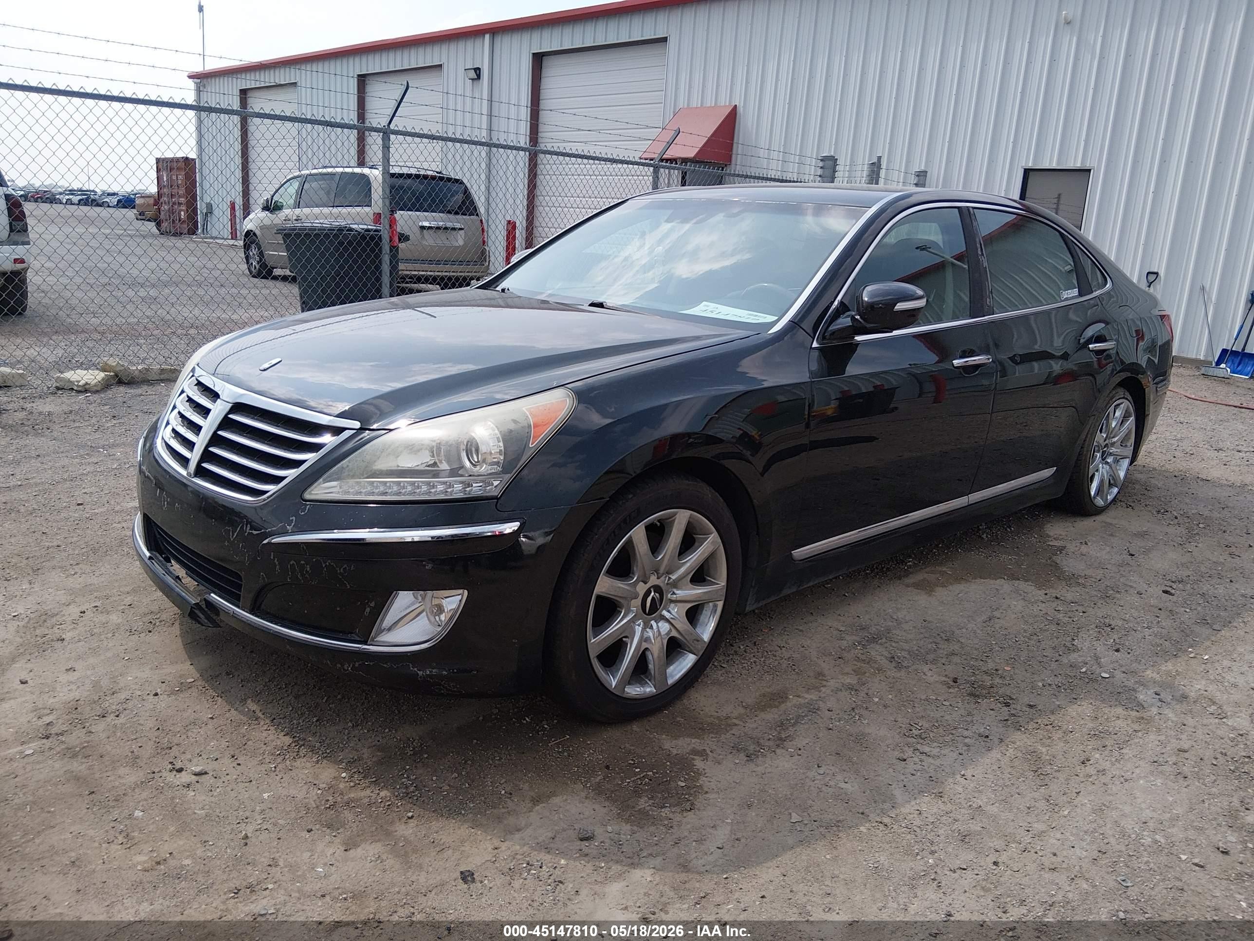 2011 Hyundai Equus Signature Black vin: KMHGH4JF4BU028960