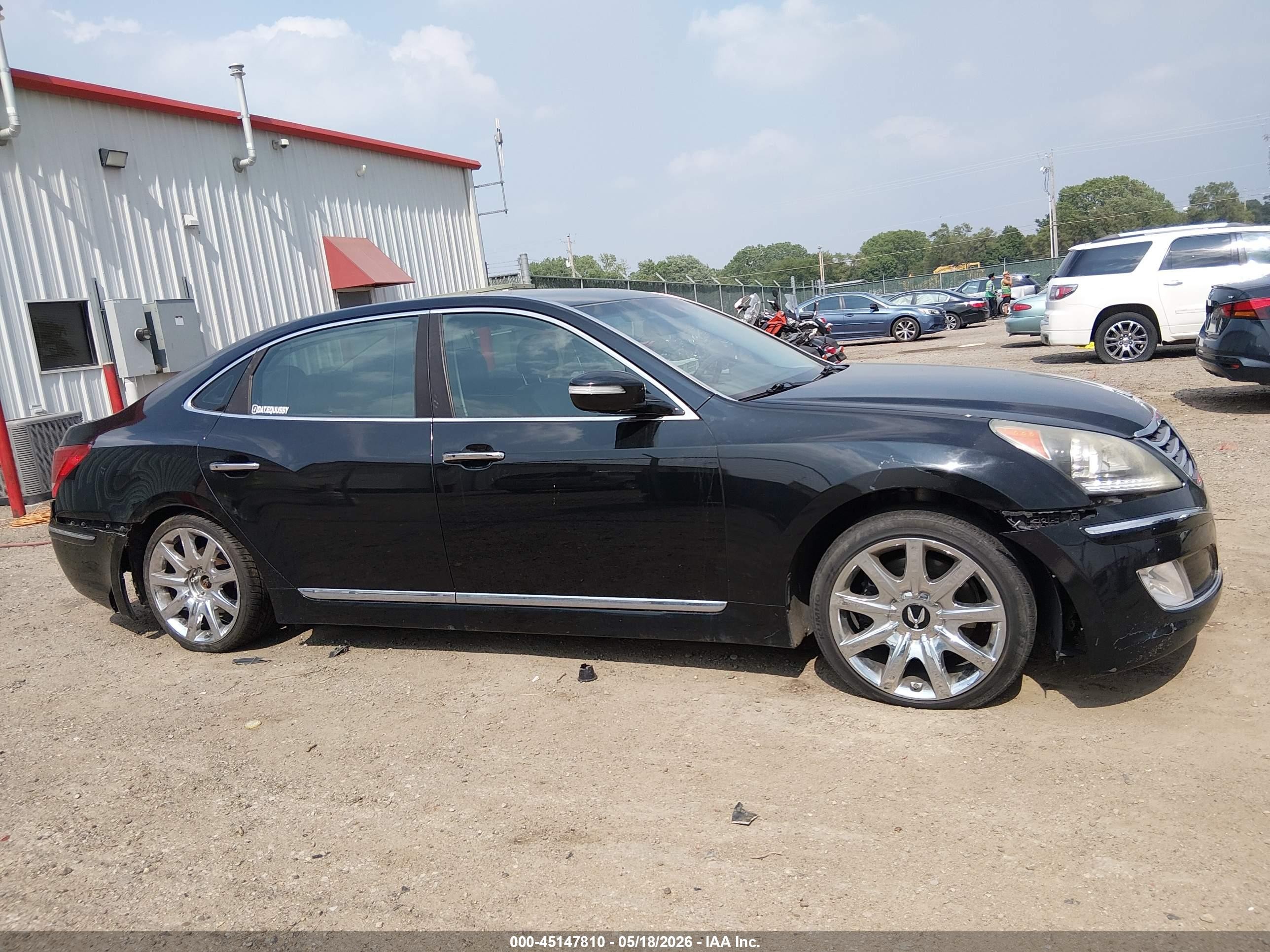 2011 Hyundai Equus Signature Black vin: KMHGH4JF4BU028960