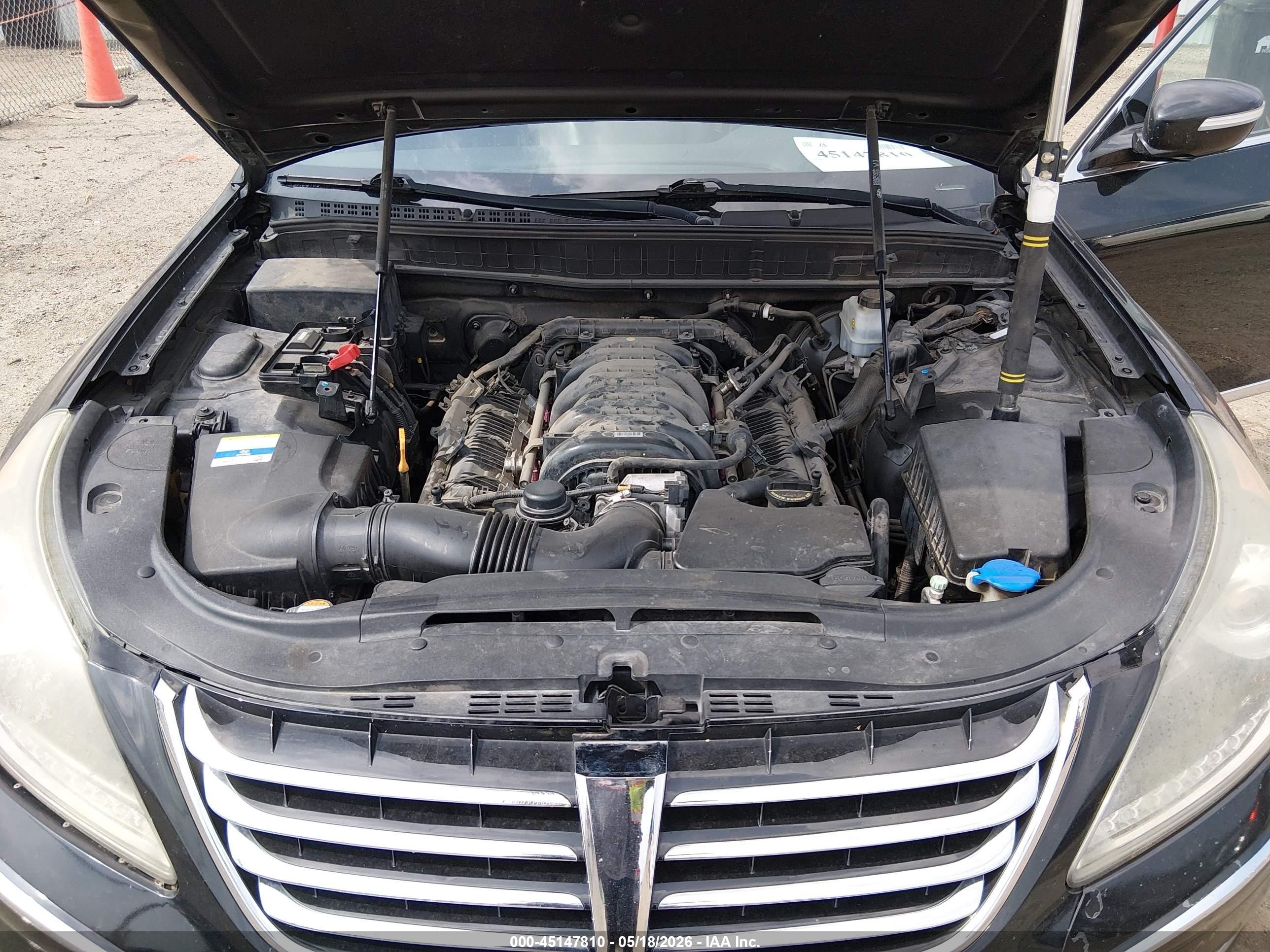 2011 Hyundai Equus Signature Black vin: KMHGH4JF4BU028960