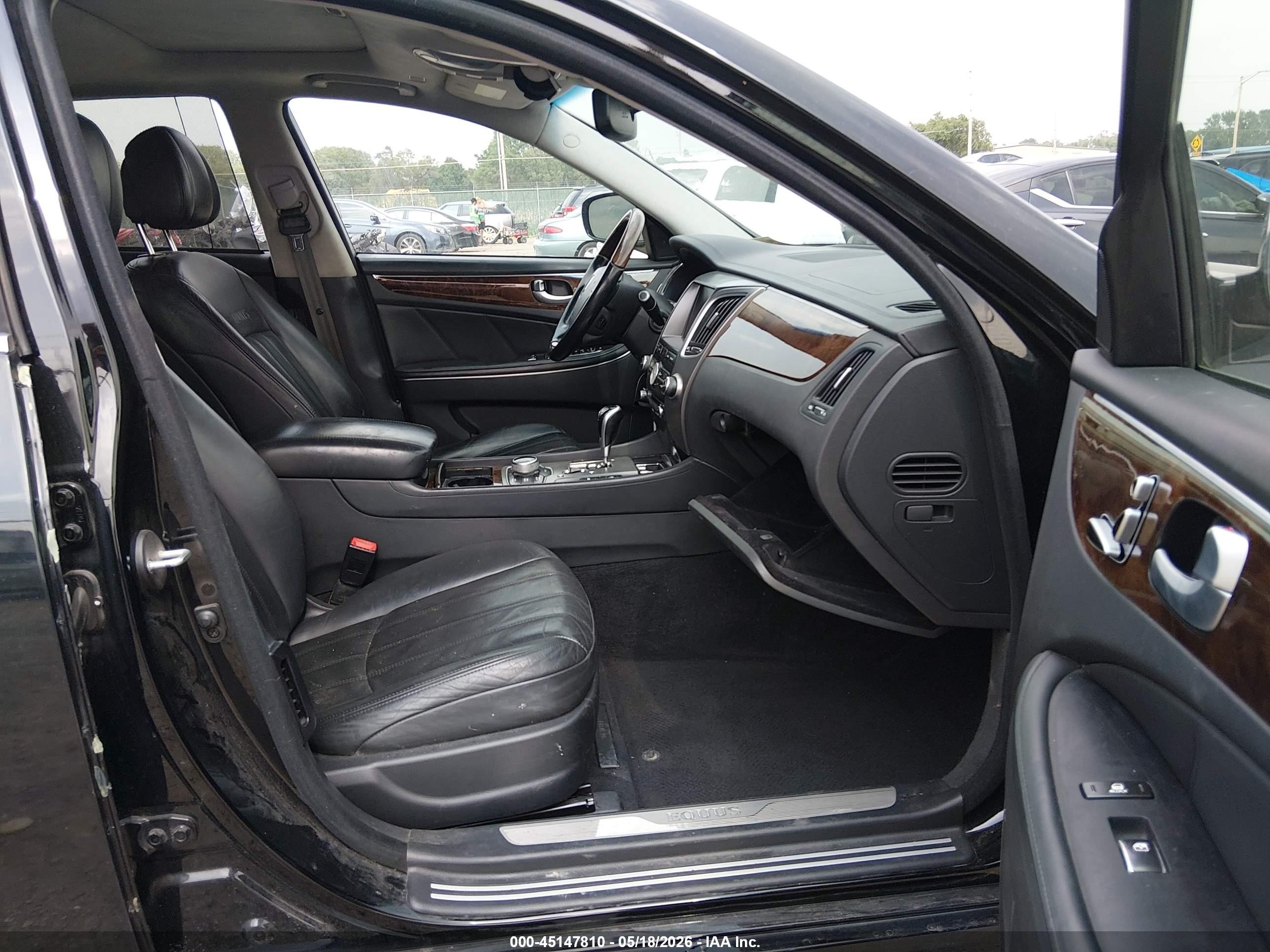 2011 Hyundai Equus Signature Black vin: KMHGH4JF4BU028960