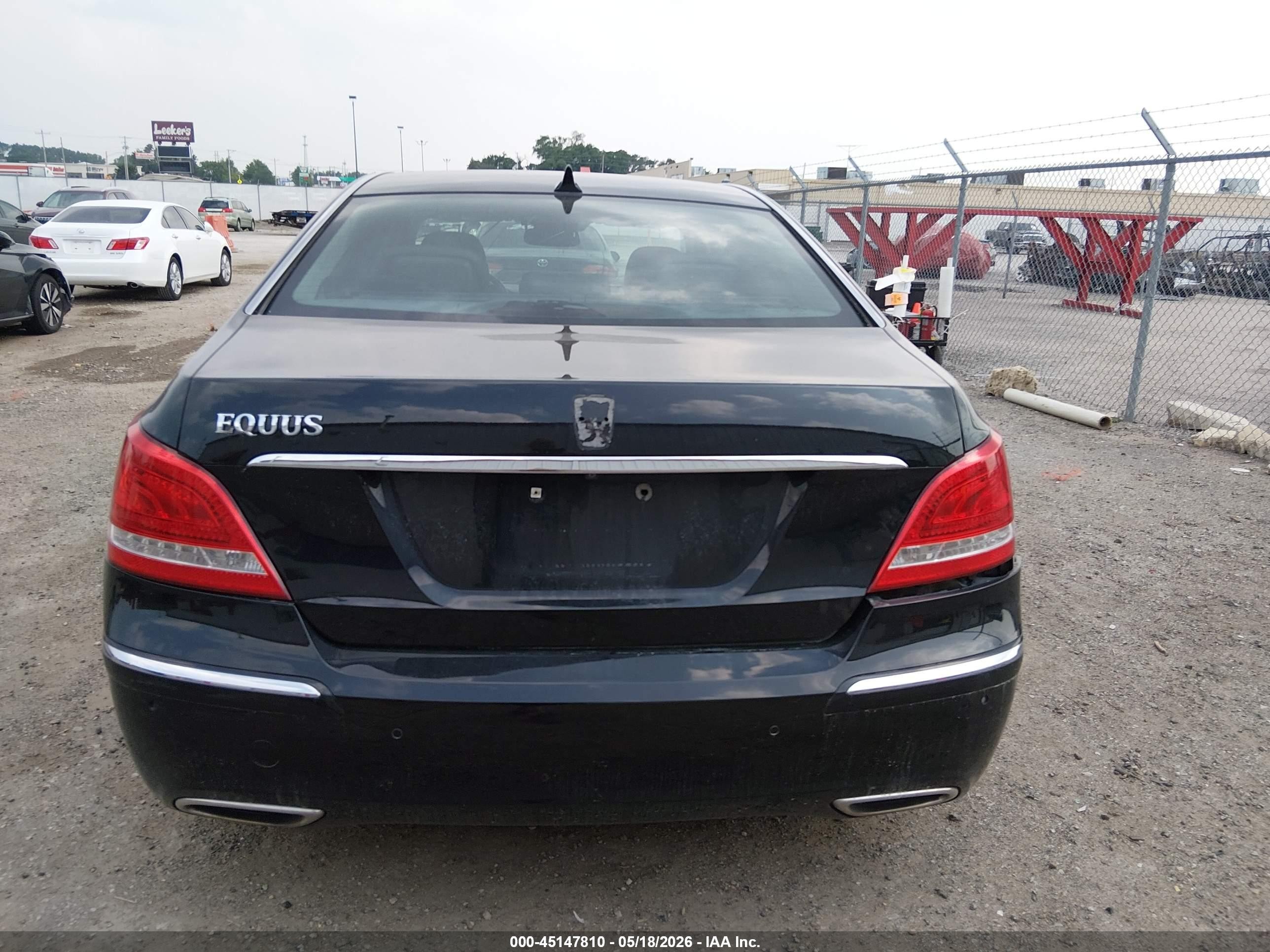 2011 Hyundai Equus Signature Black vin: KMHGH4JF4BU028960