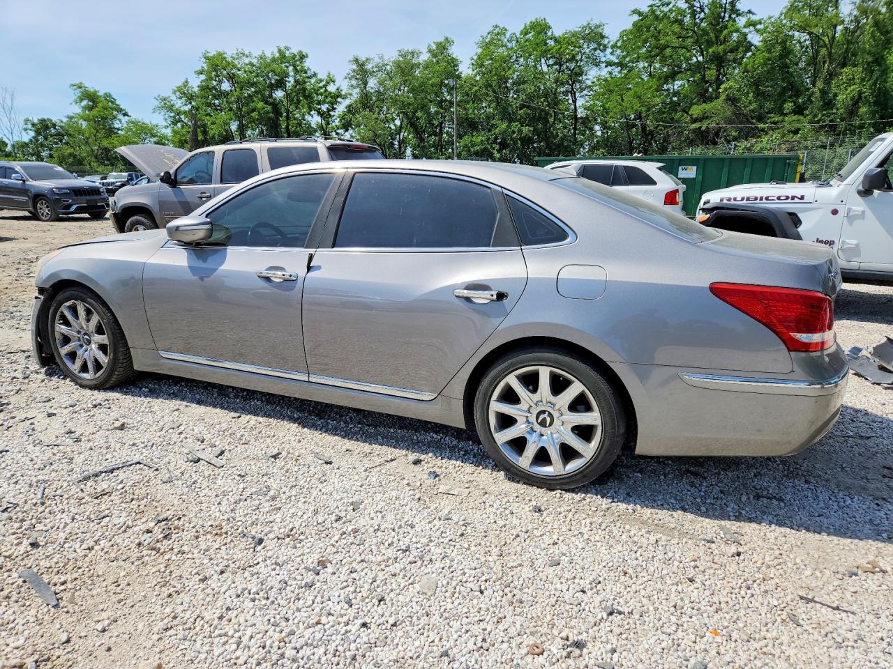 2011 Hyundai Equus Signature Silver vin: KMHGH4JF4BU029431