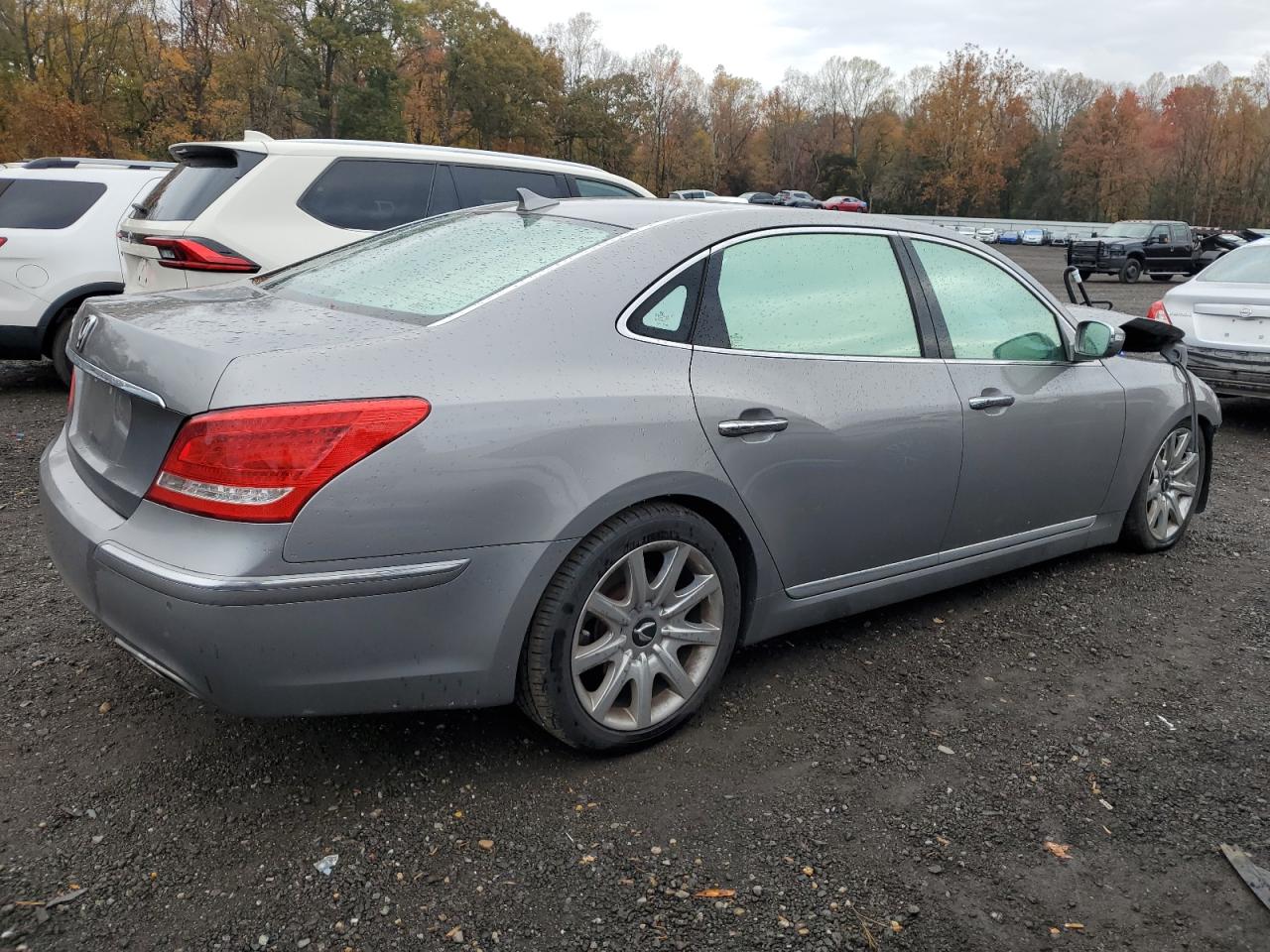 2011 Hyundai Equus Signature Gray vin: KMHGH4JF4BU030045
