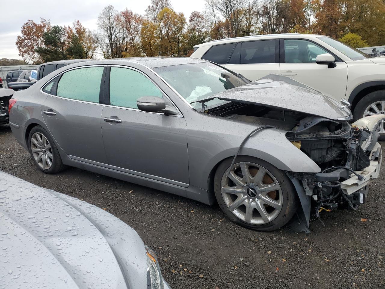2011 Hyundai Equus Signature Gray vin: KMHGH4JF4BU030045