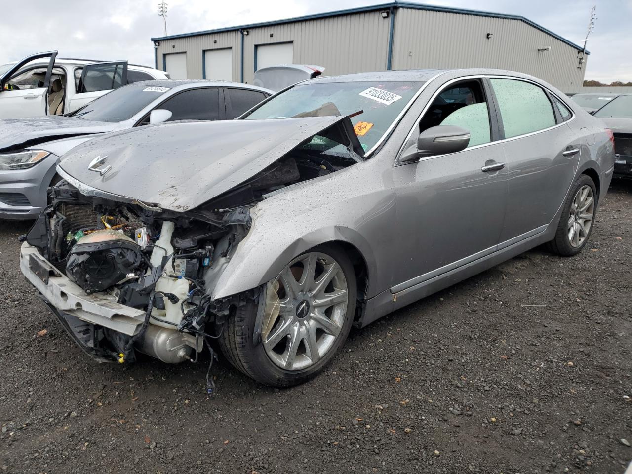 2011 Hyundai Equus Signature Gray vin: KMHGH4JF4BU030045