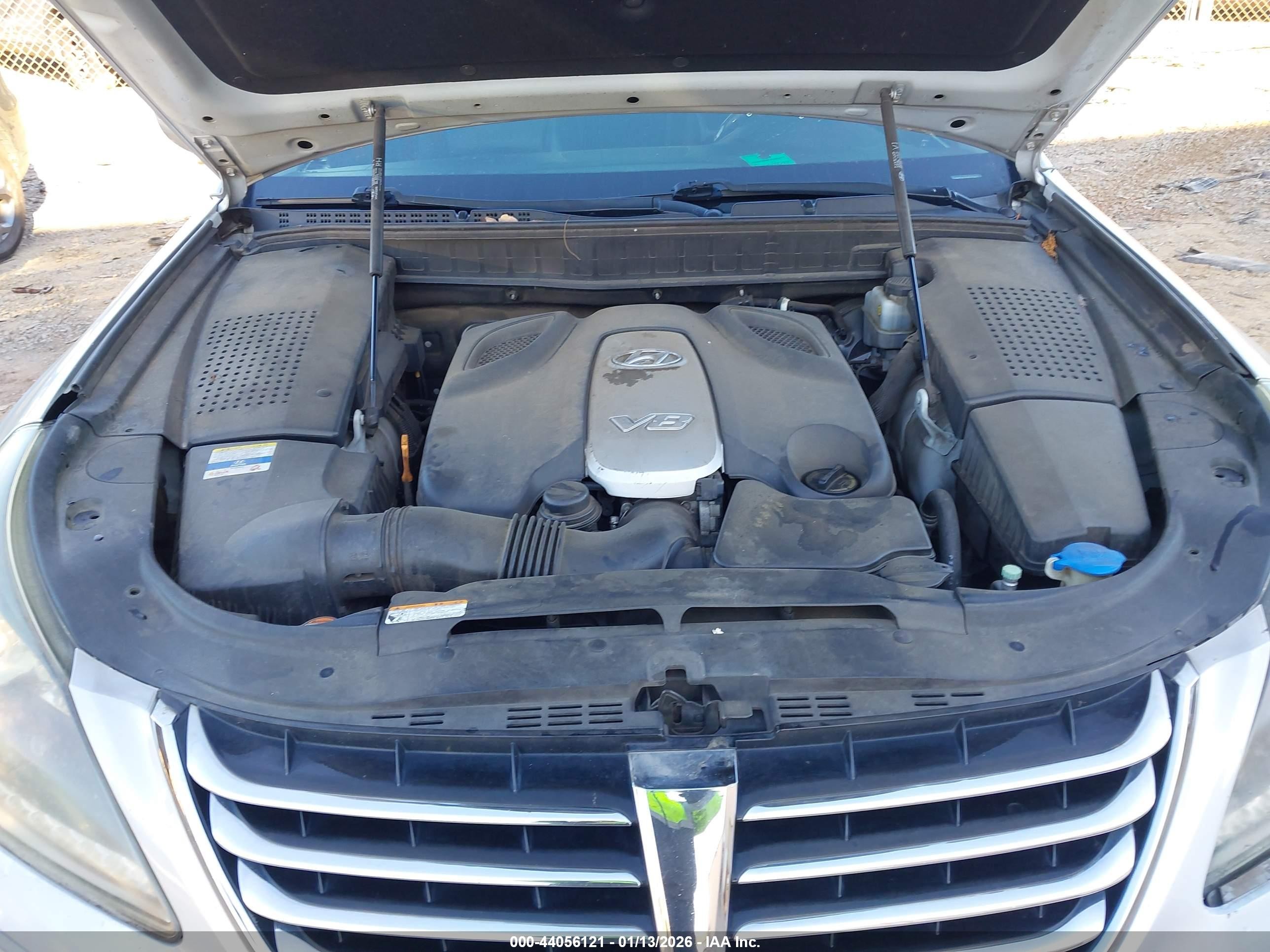 2011 Hyundai Equus Signature Silver vin: KMHGH4JF6BU029432