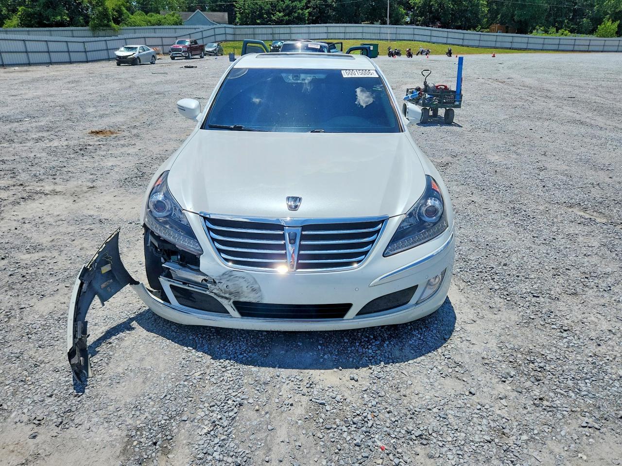 2011 Hyundai Equus Ultimate White vin: KMHGH4JF6BU034078