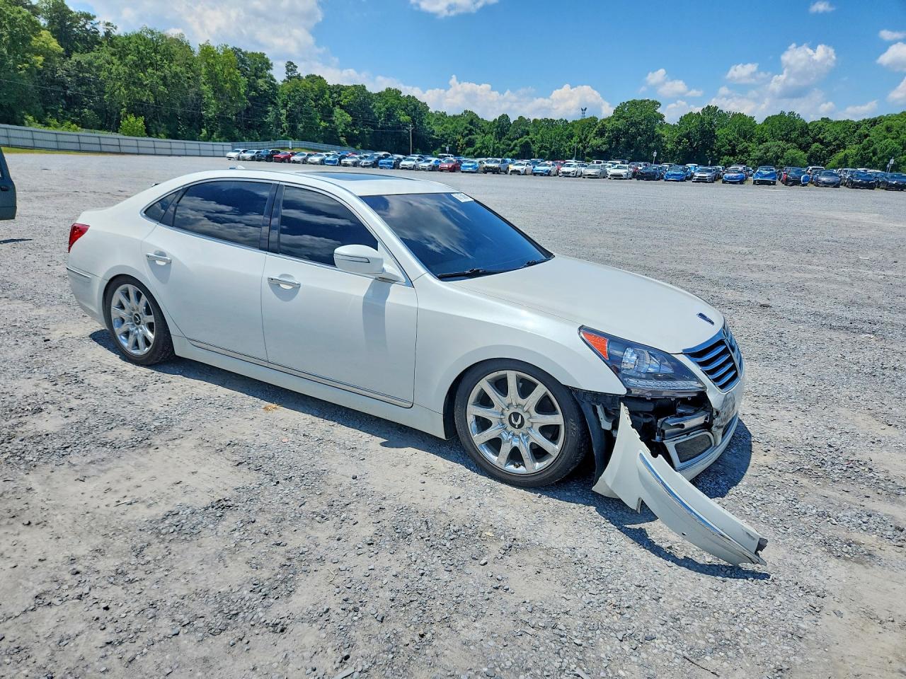 2011 Hyundai Equus Ultimate White vin: KMHGH4JF6BU034078