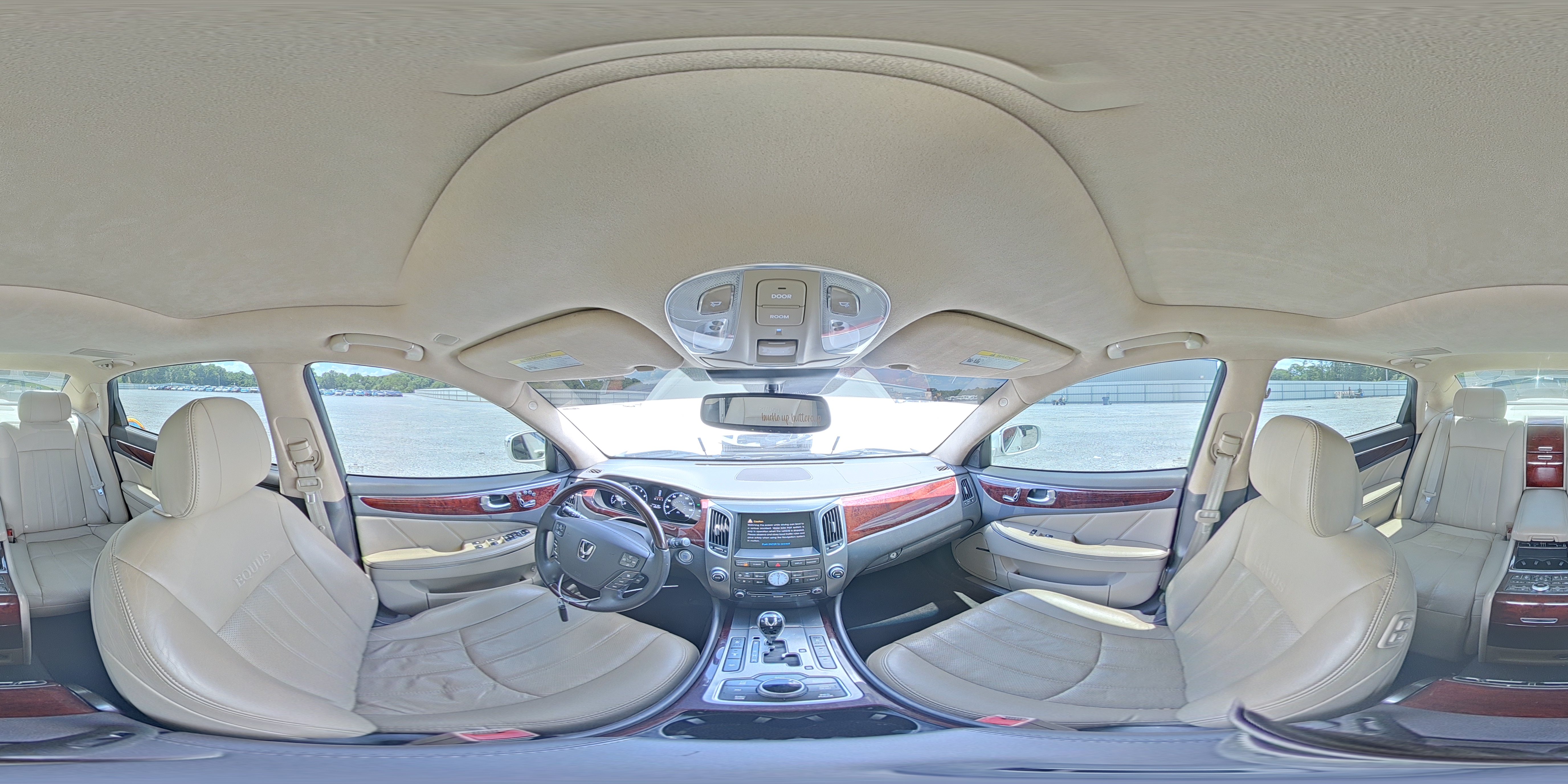 2011 Hyundai Equus Ultimate White vin: KMHGH4JF6BU034078